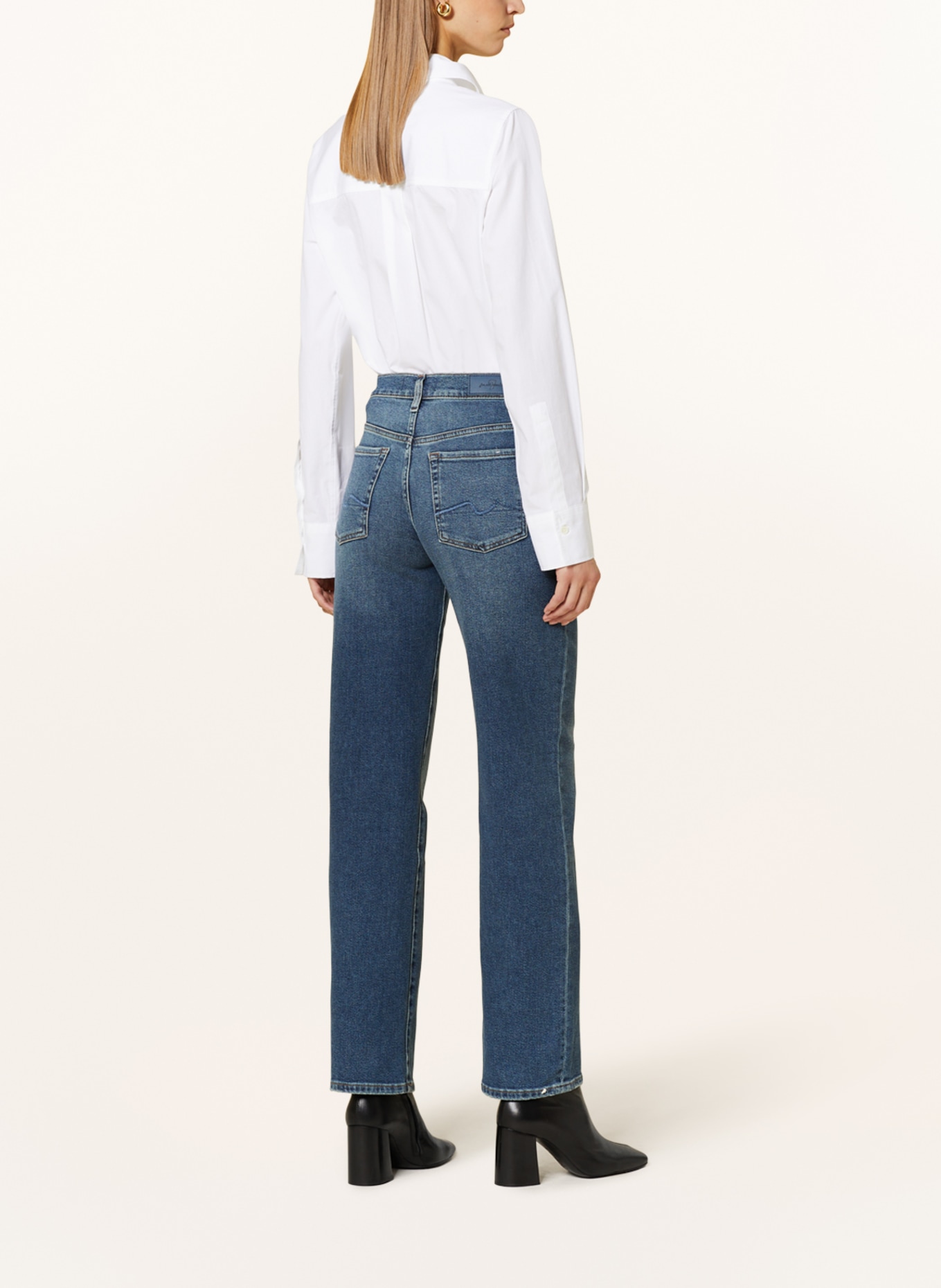 7 for all mankind Straight jeans ELLIE, Color: DARK BLUE (Image 3)