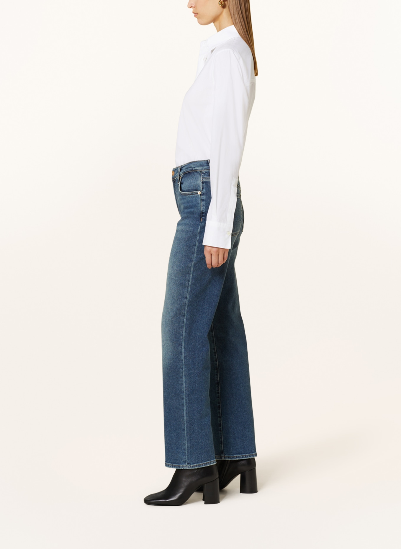 7 for all mankind Straight jeans ELLIE, Color: DARK BLUE (Image 4)