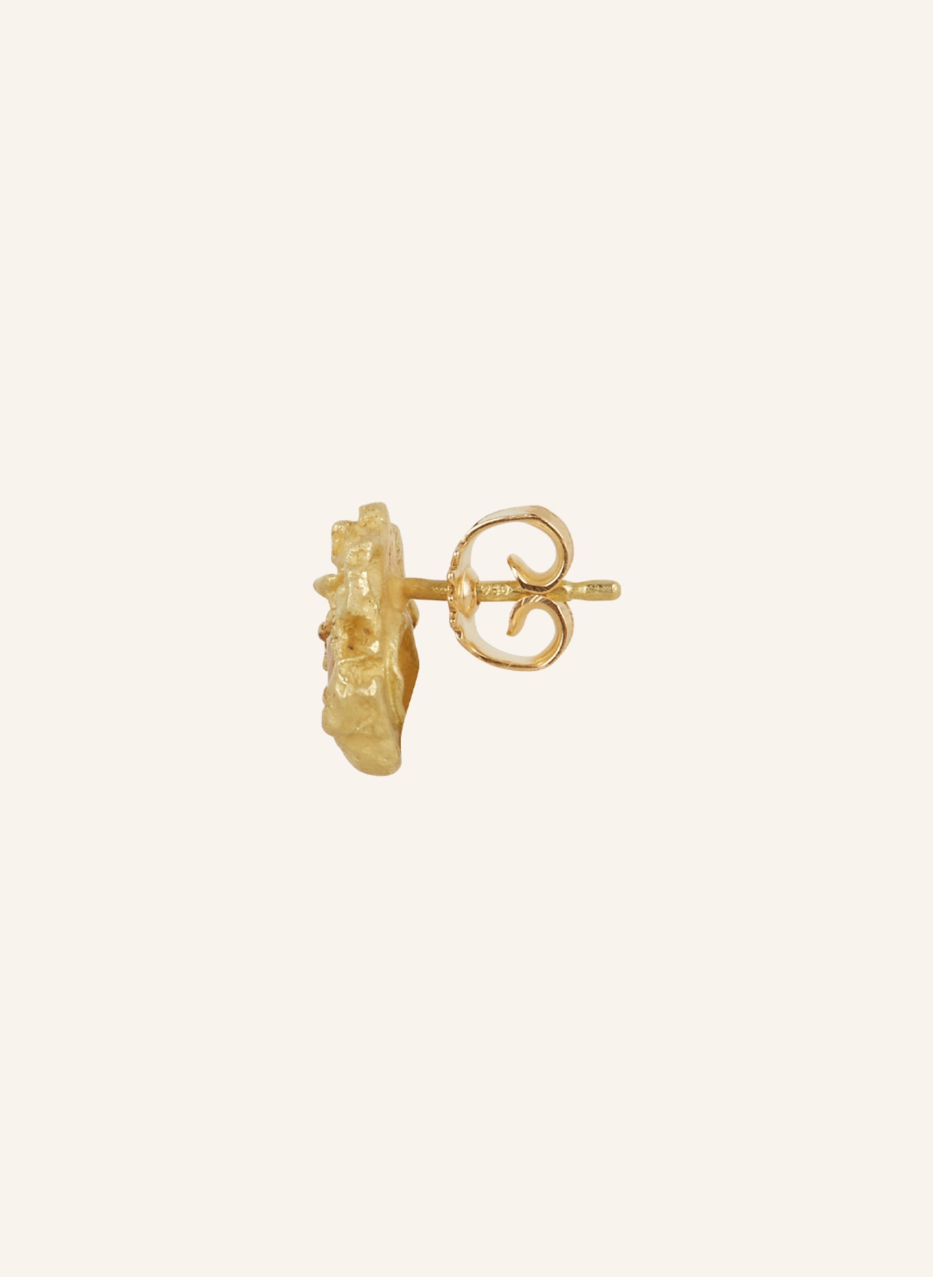 ELHANATI Earrings ROCK MOONSTONE with diamond, Color: GOLD/ WHITE (Image 2)