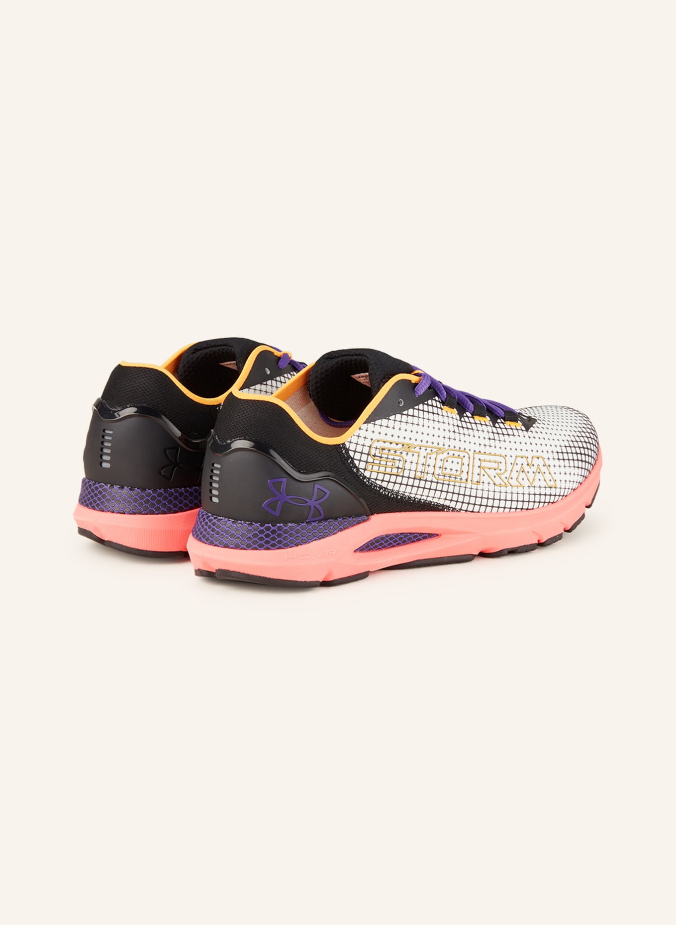 UNDER ARMOUR Running shoes UA HOVR™ SONIC 6 STORM, Color: WHITE/ BLACK/ PURPLE (Image 2)
