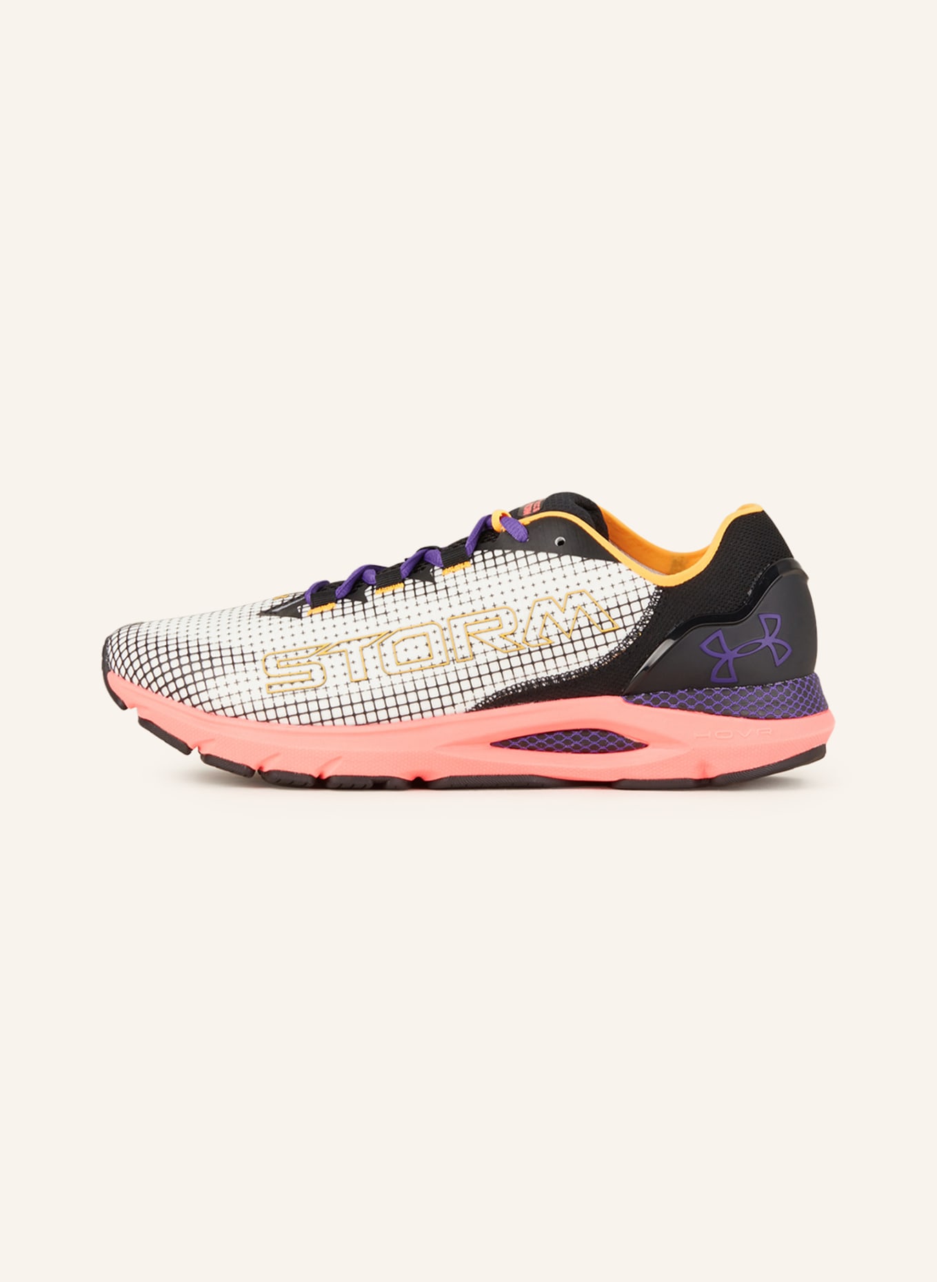 UNDER ARMOUR Running shoes UA HOVR™ SONIC 6 STORM, Color: WHITE/ BLACK/ PURPLE (Image 4)