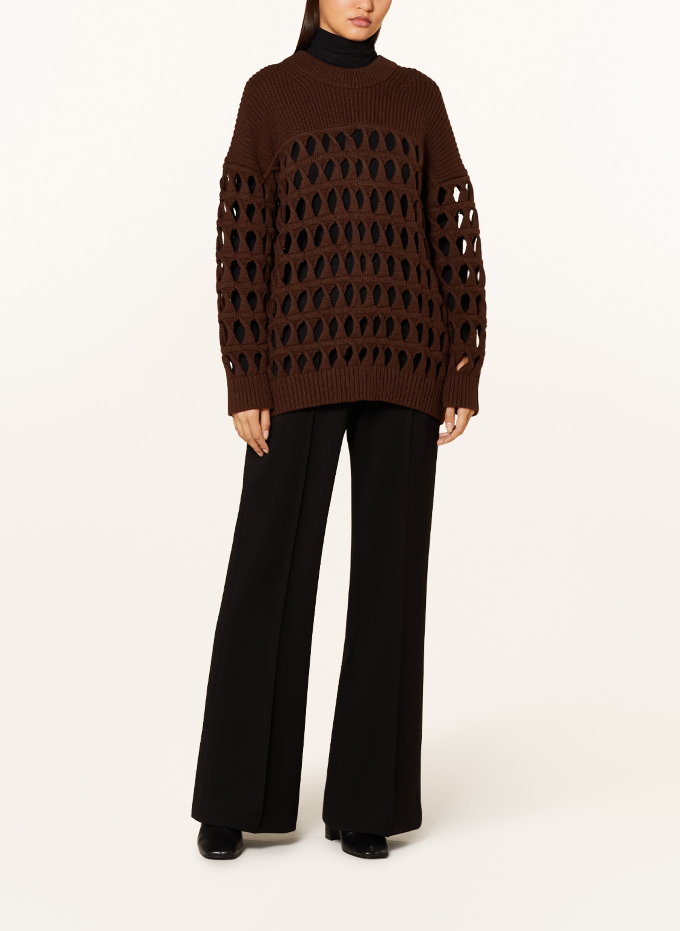 COS Sweater, Color: DARK BROWN (Image 2)
