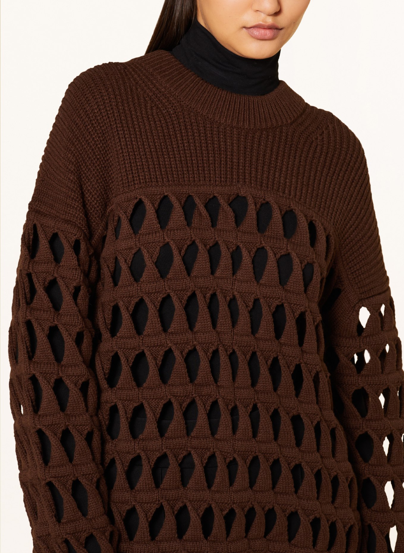 COS Sweater, Color: DARK BROWN (Image 4)