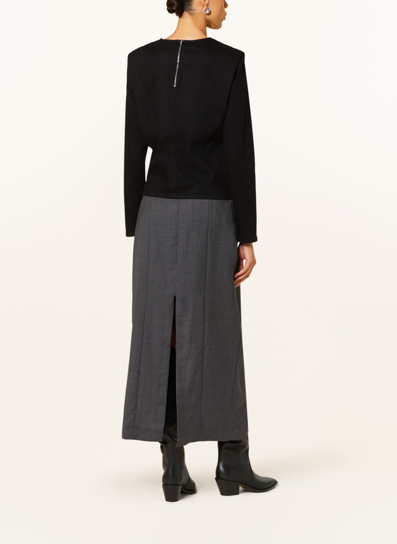 COS Denim blouse, Color: BLACK (Image 3)