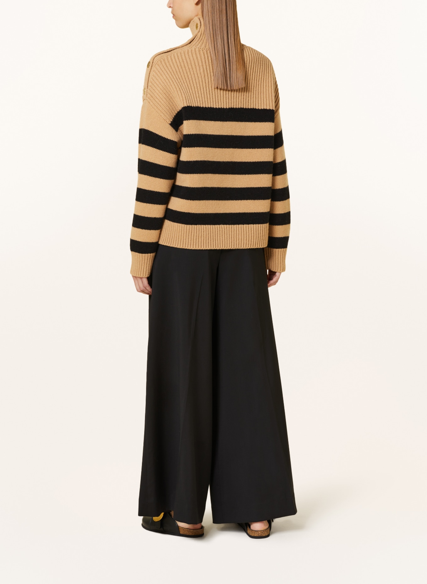 COS Sweater ALDEN, Color: BLACK/ CAMEL (Image 3)