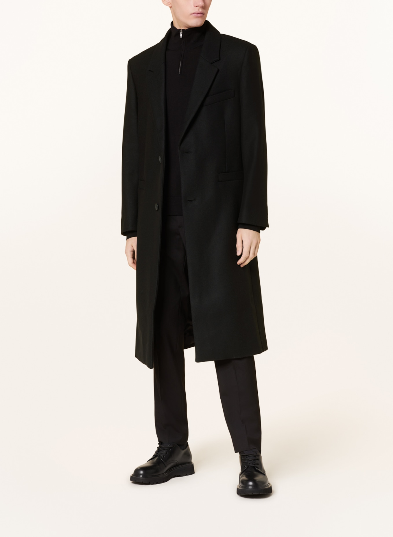 COS Wool coat, Color: BLACK (Image 2)