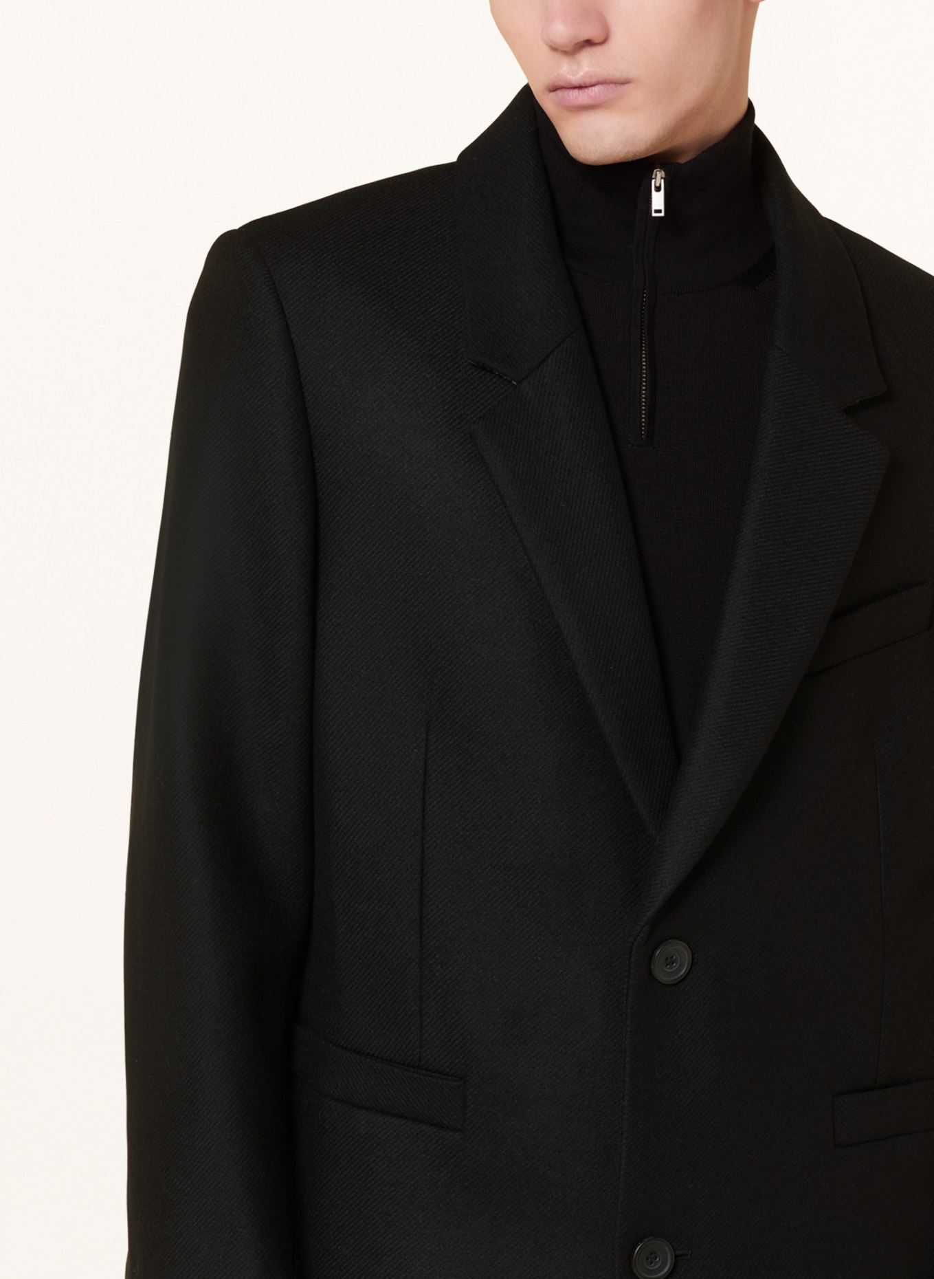 COS Wool coat, Color: BLACK (Image 4)