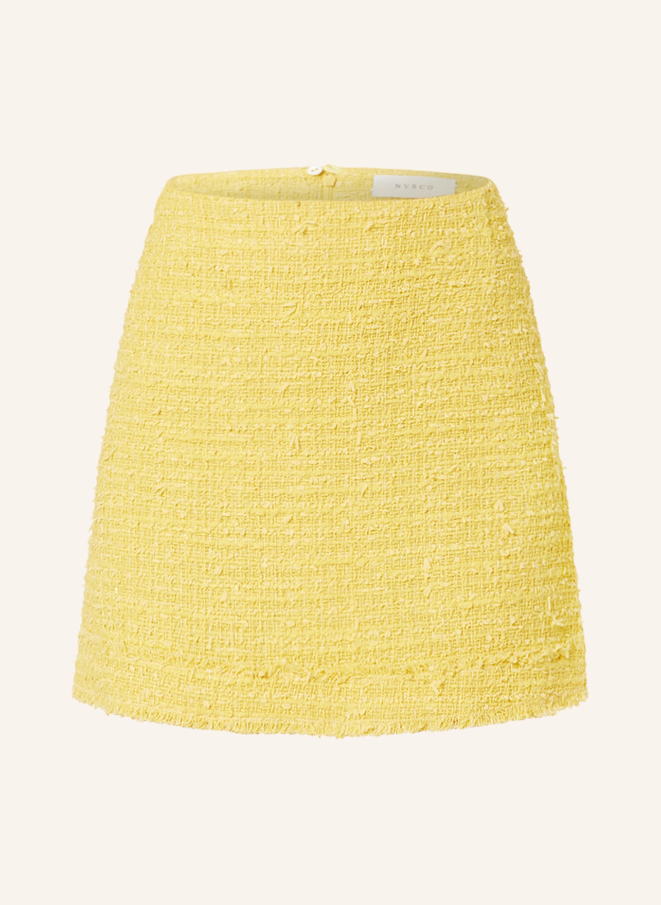 NVSCO Tweed skirt, Color: YELLOW (Image 1)