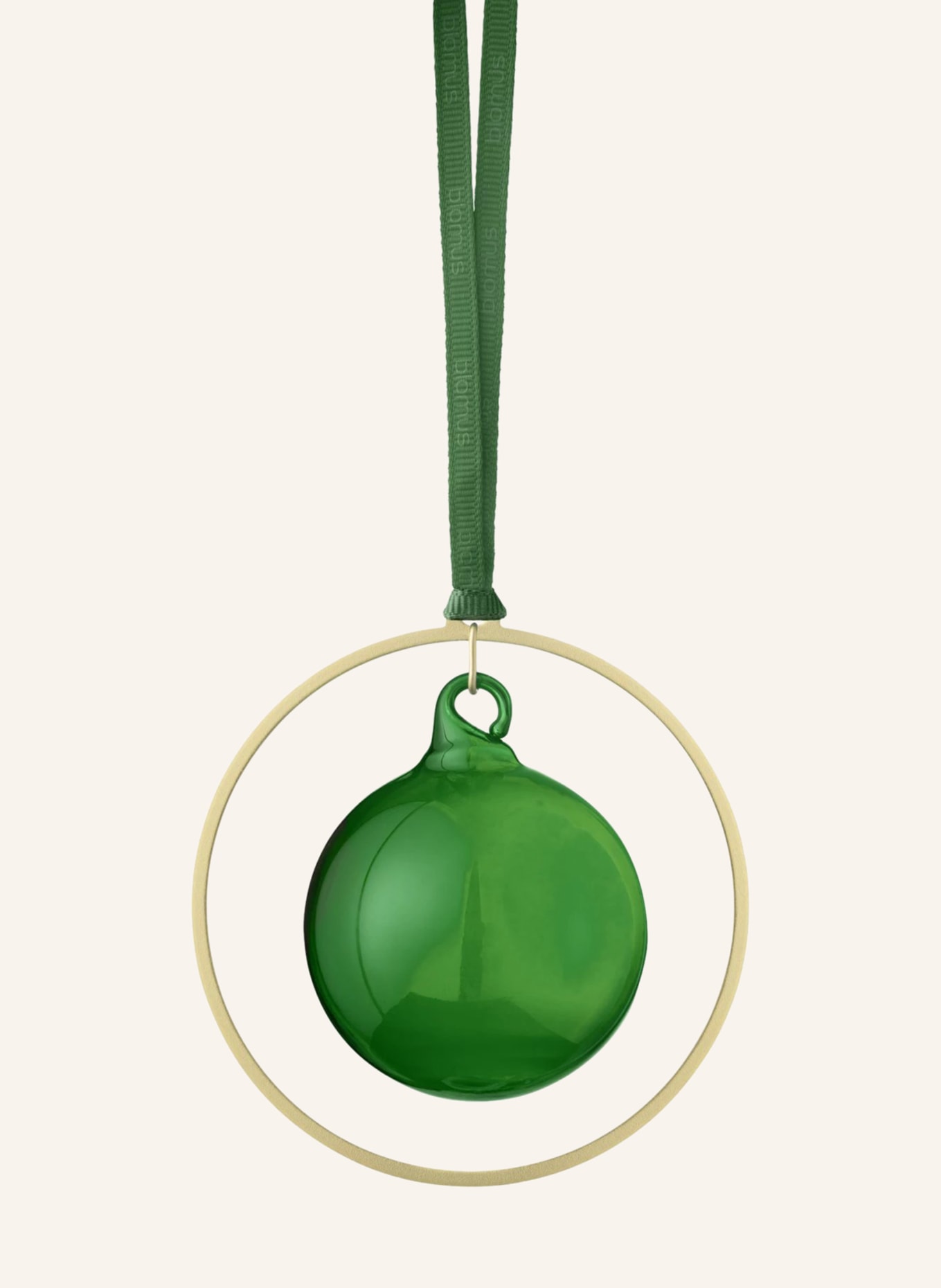 blomus 4er-Set Dekoanhänger KITAI: GRÜN / GOLD