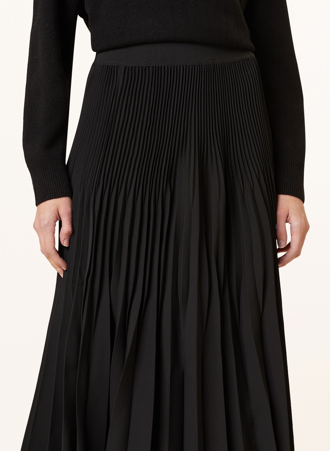 COS Pleated skirt, Color: BLACK (Image 4)