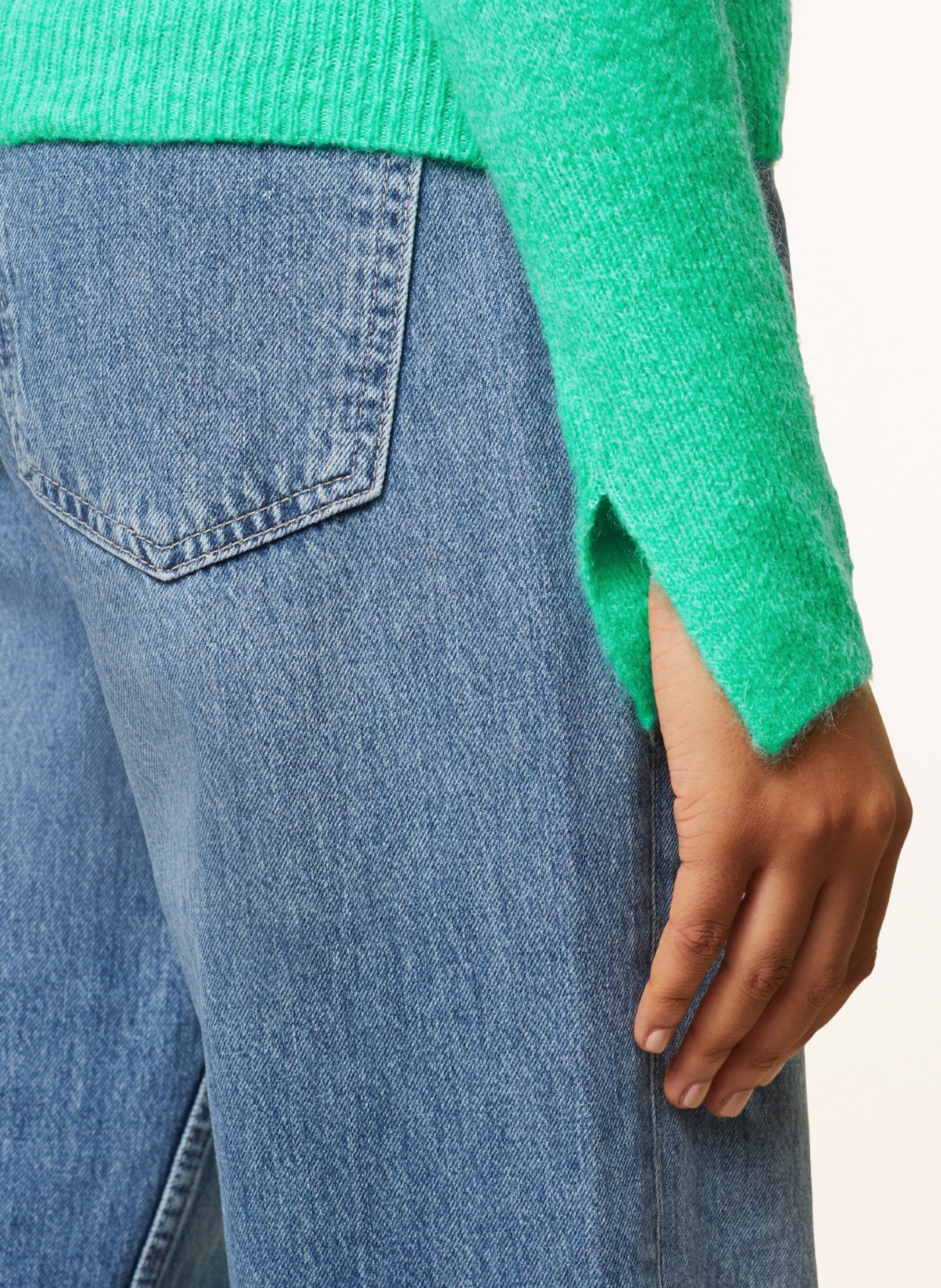 OPUS Sweater PUNOMBA, Color: LIGHT GREEN (Image 4)