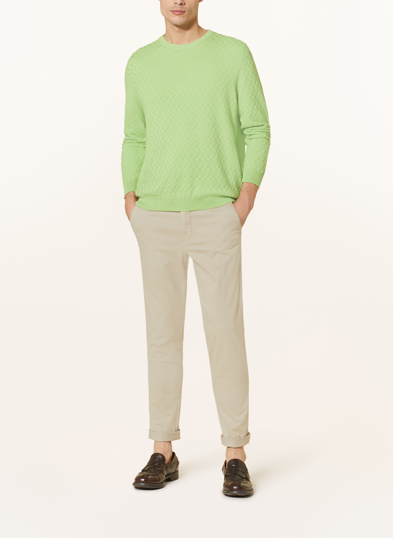 STROKESMAN'S Pullover, Farbe: HELLGRÜN (Bild 2)