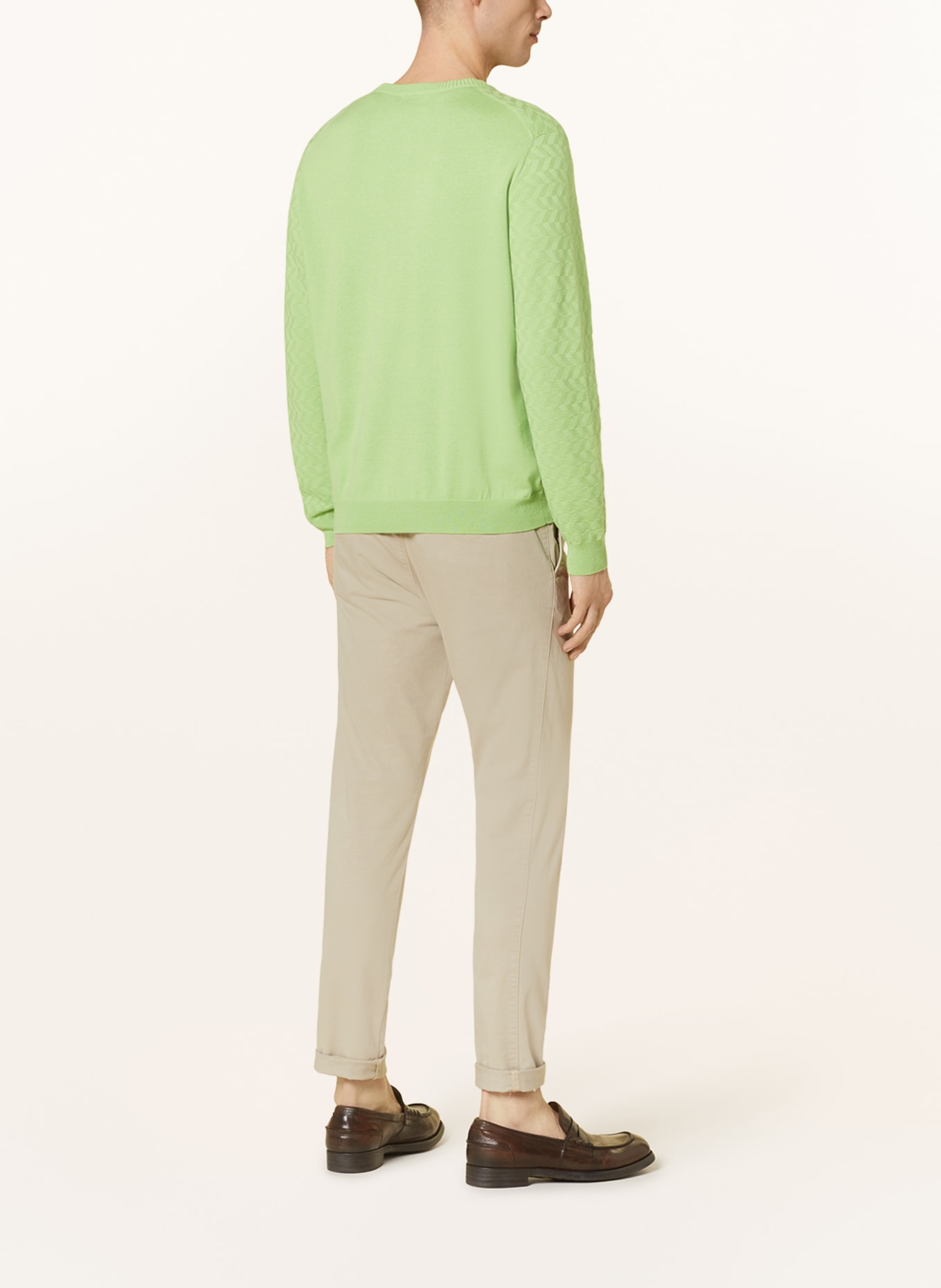 STROKESMAN'S Sweater, Color: LIGHT GREEN (Image 3)