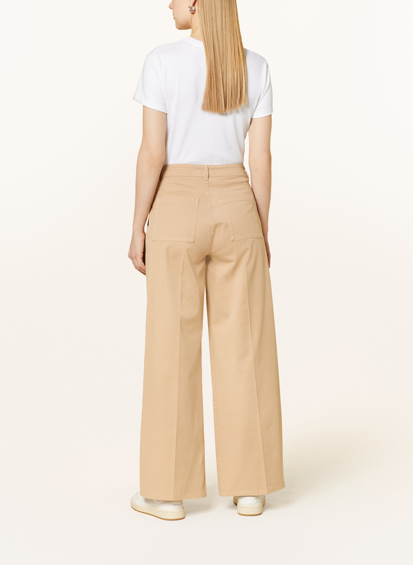 comma casual identity Trousers, Color: CAMEL (Image 3)