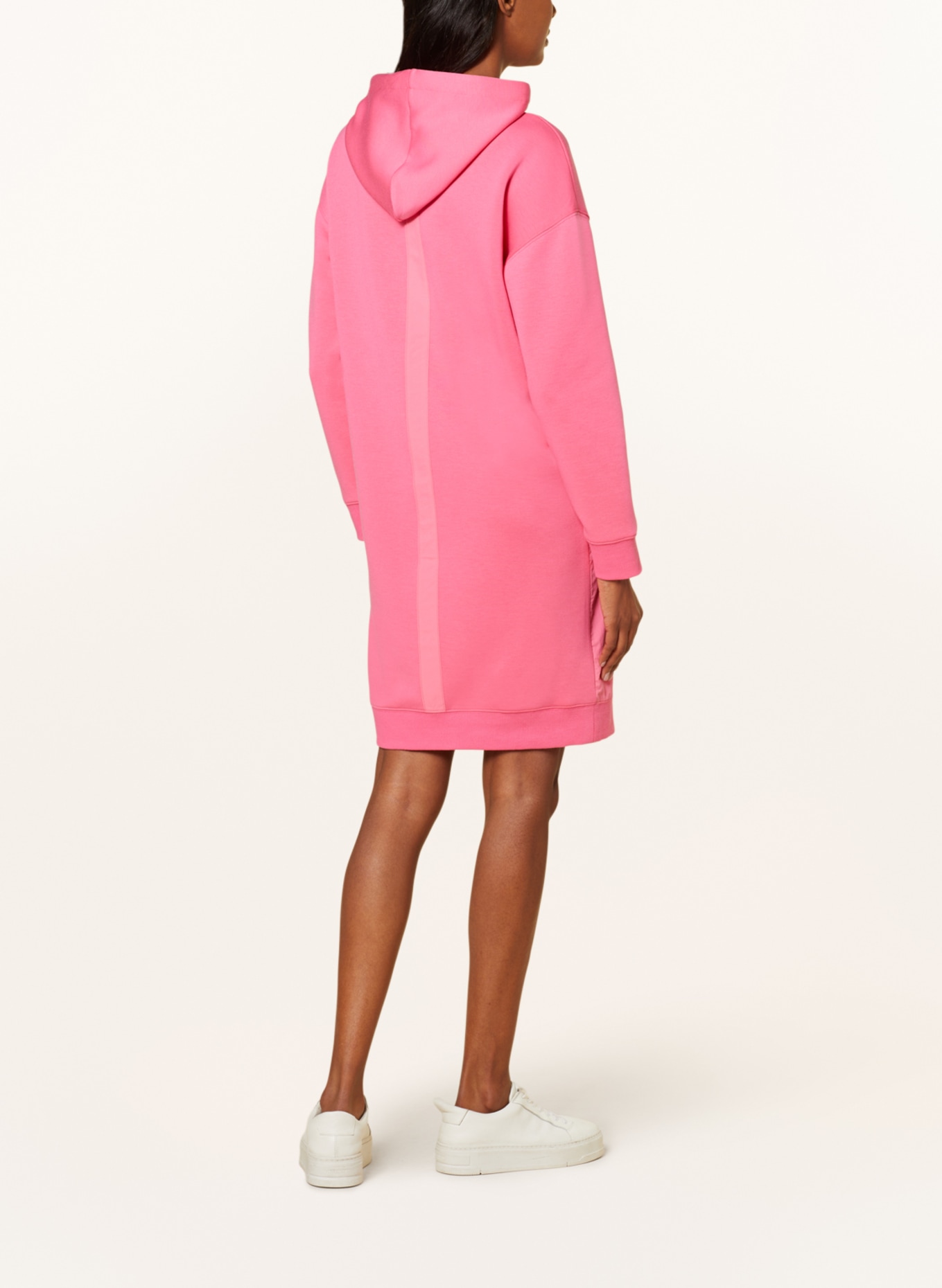 comma casual identity Hoodie dress, Color: PINK (Image 3)