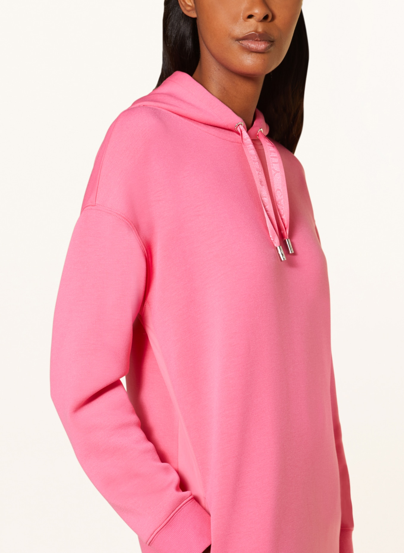 comma casual identity Hoodie dress, Color: PINK (Image 5)