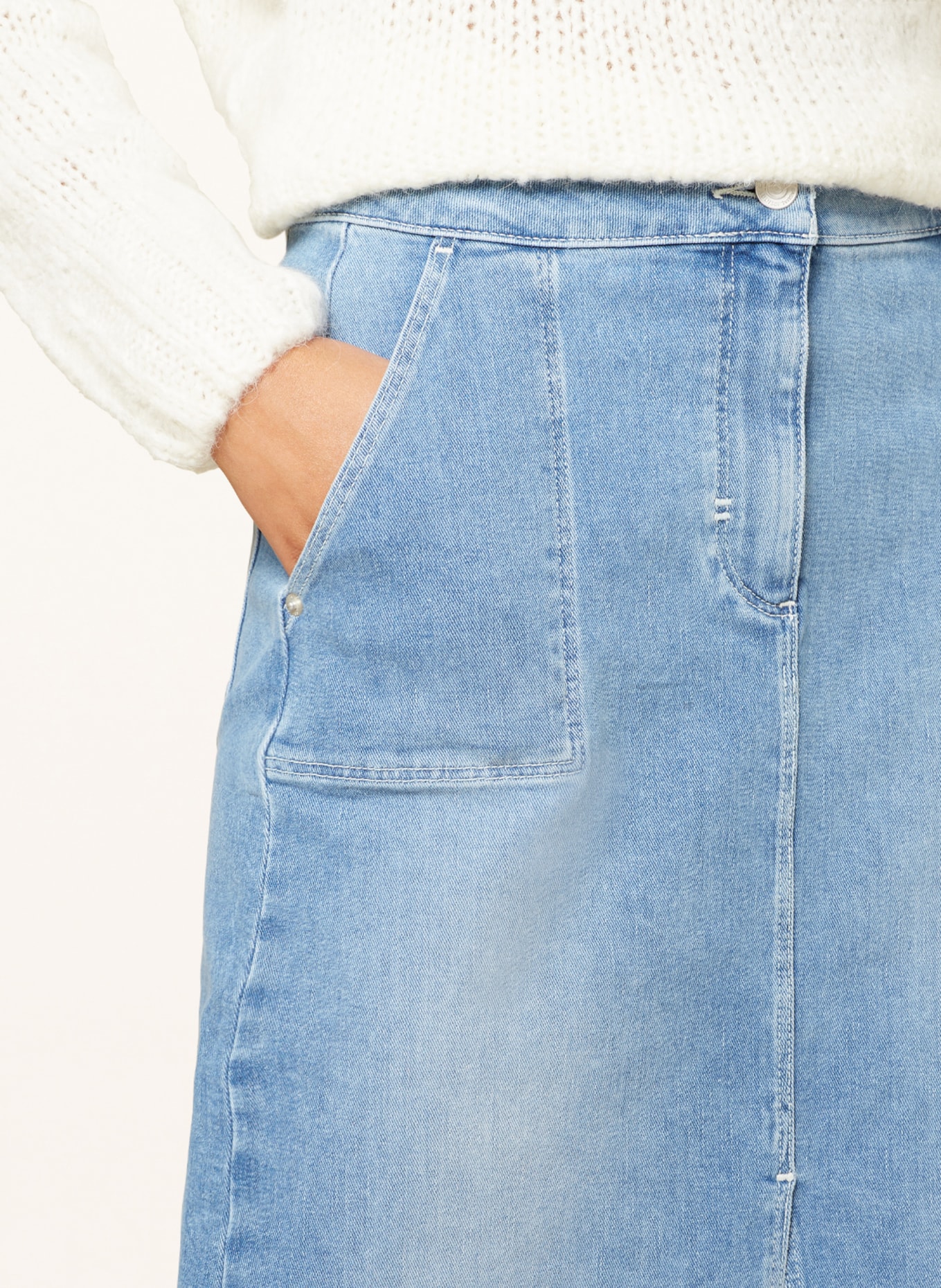 comma casual identity Spódnica jeansowa, Kolor: 53Z3 BLUE (Obrazek 4)