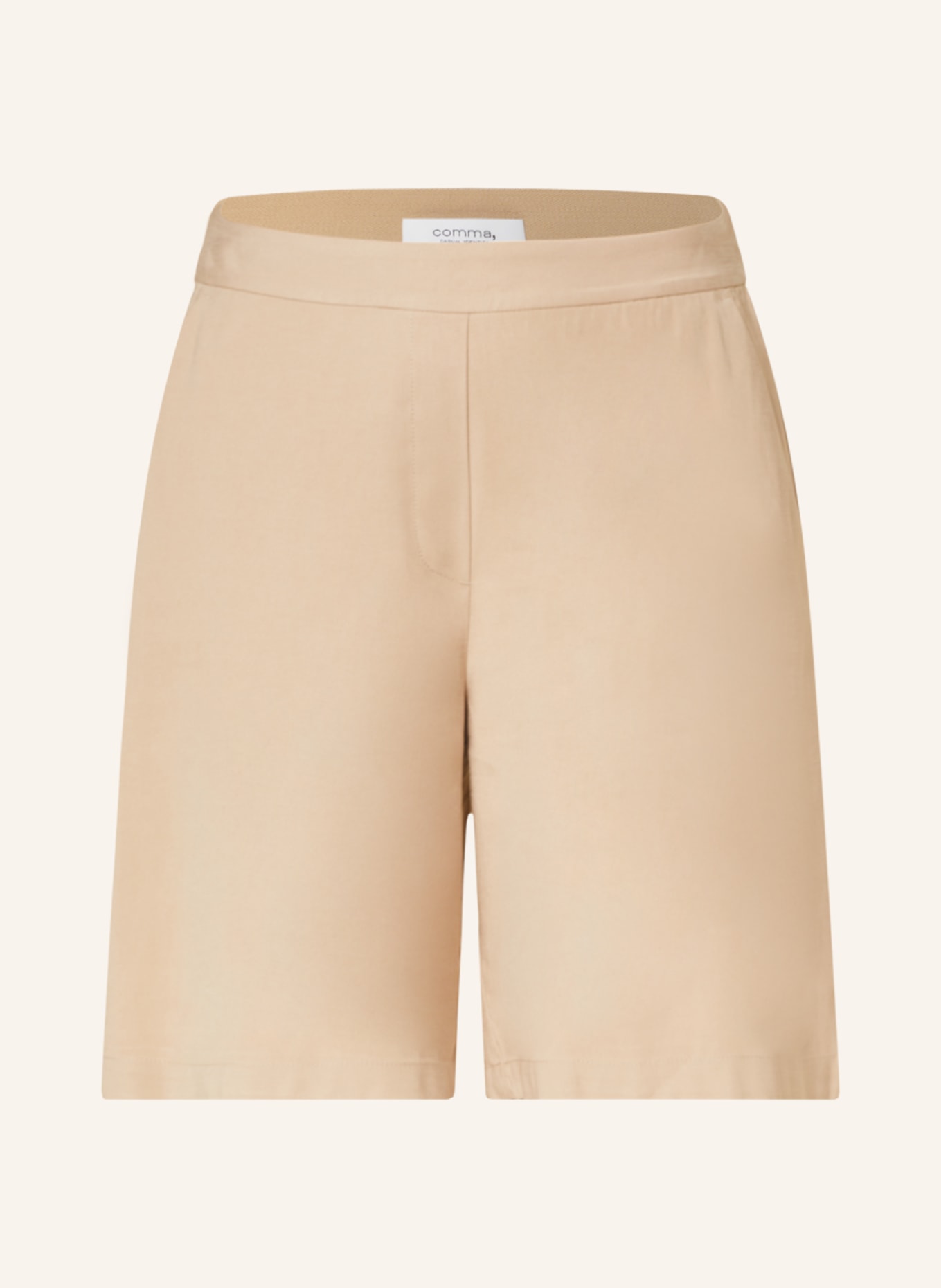 comma casual identity Shorts, Color: BEIGE (Image 1)
