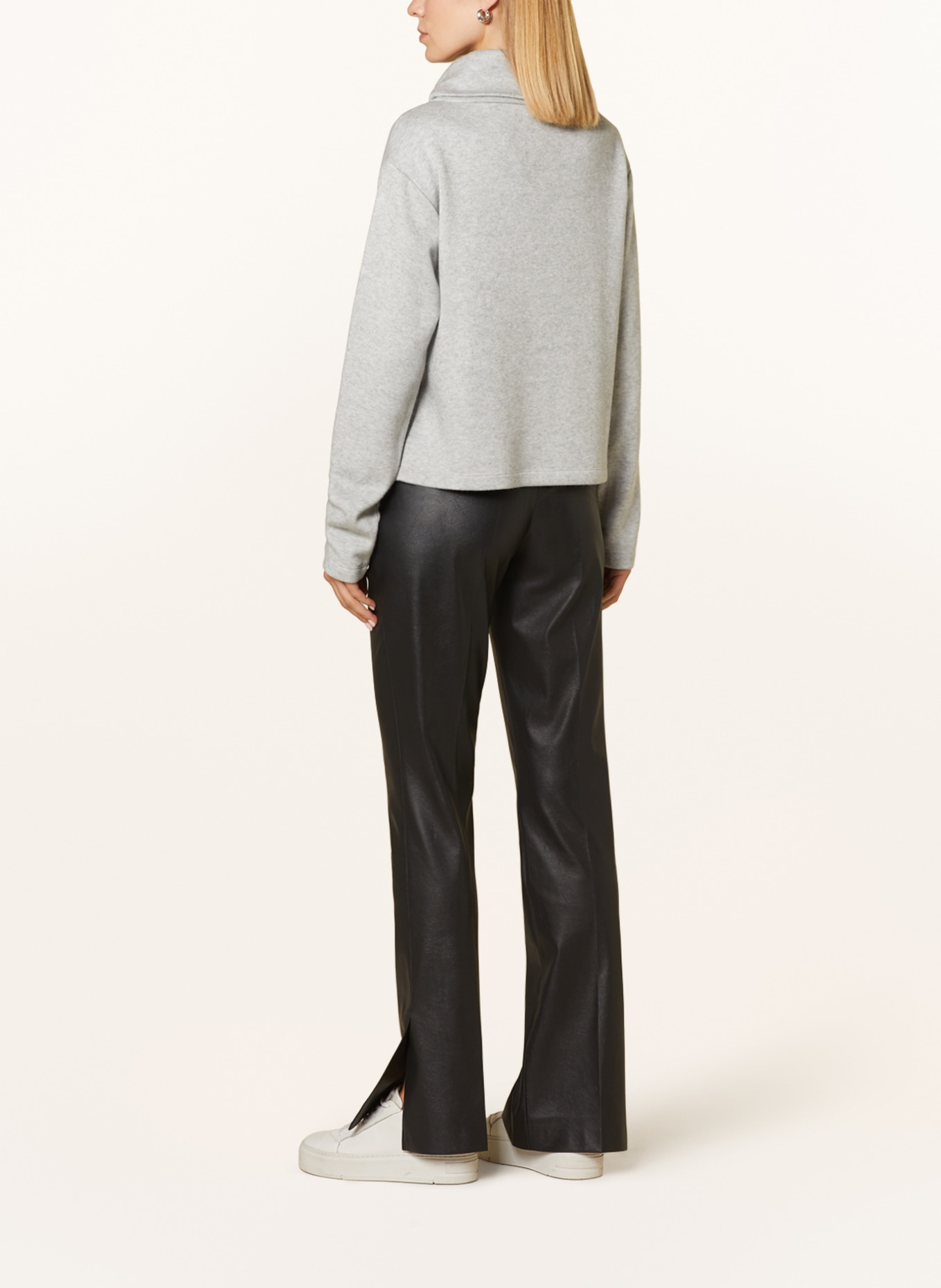 OPUS Turtleneck sweater GINGY, Color: LIGHT GRAY (Image 3)