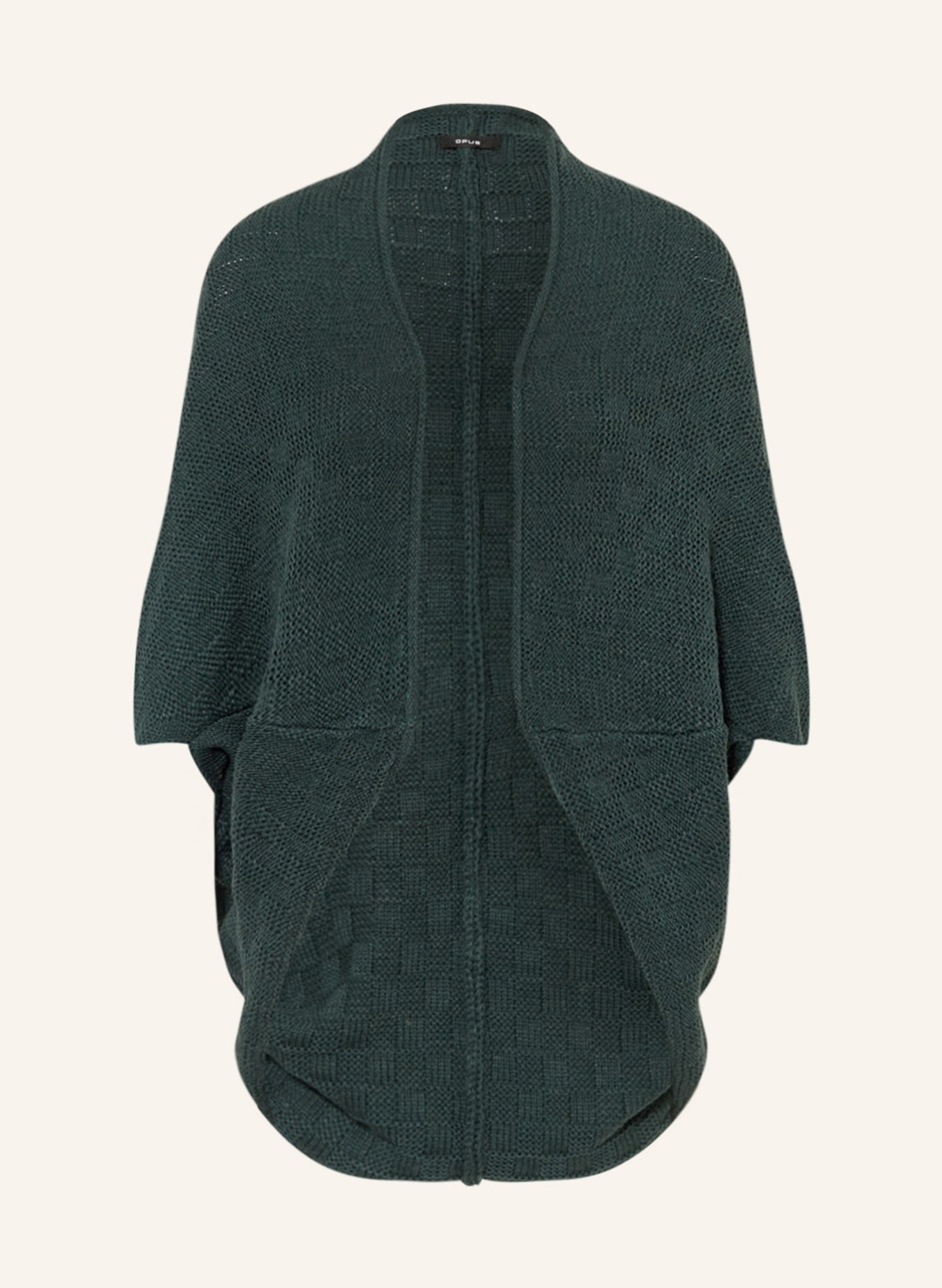 OPUS Knit cardigan AMARYLLIS, Color: DARK GREEN (Image 1)