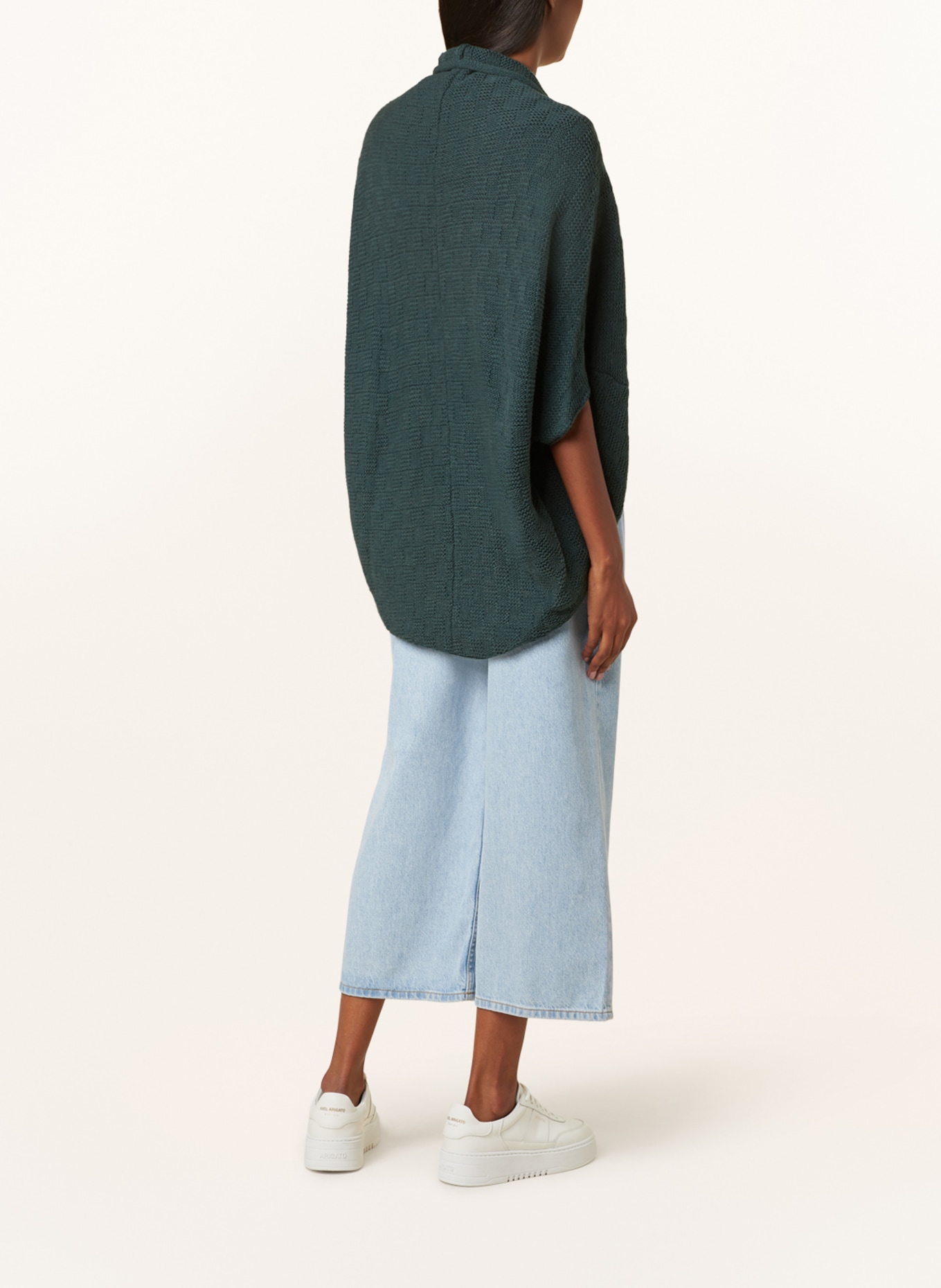 OPUS Knit cardigan AMARYLLIS, Color: DARK GREEN (Image 3)