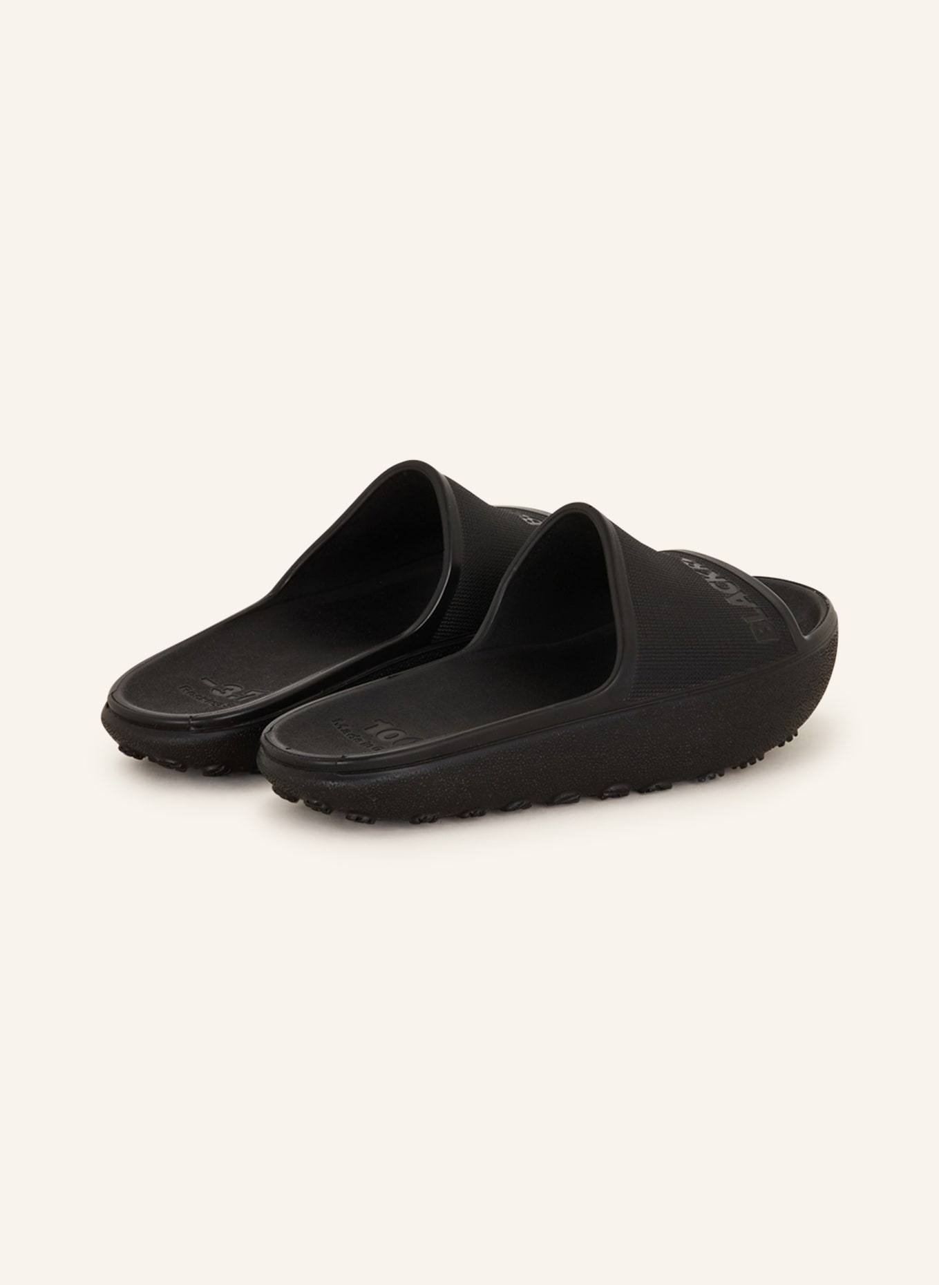 BLACKROLL Pantofle RECOVERY SLOPES, Barva: ČERNÁ (Obrázek 2)