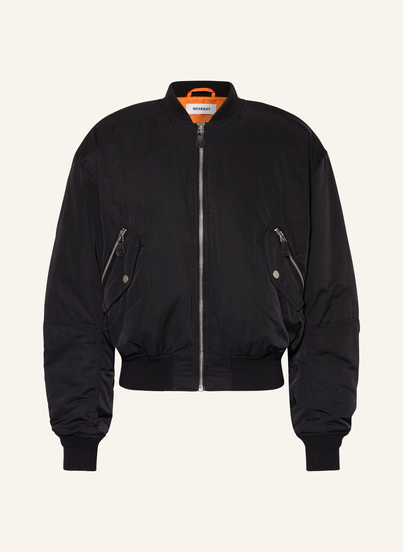 WEEKDAY Bomber jacket JON in black