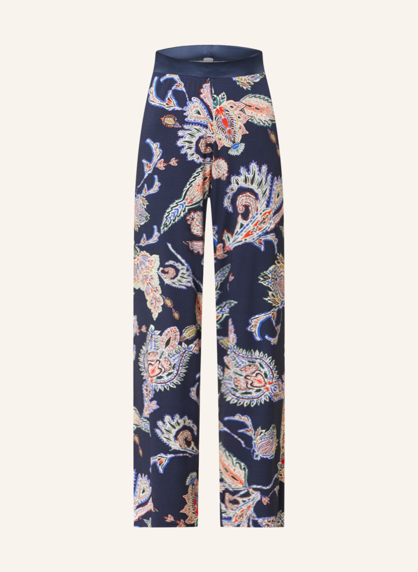 mey Pajama pants series TELIA, Color: BLUE/ ORANGE/ PURPLE (Image 1)