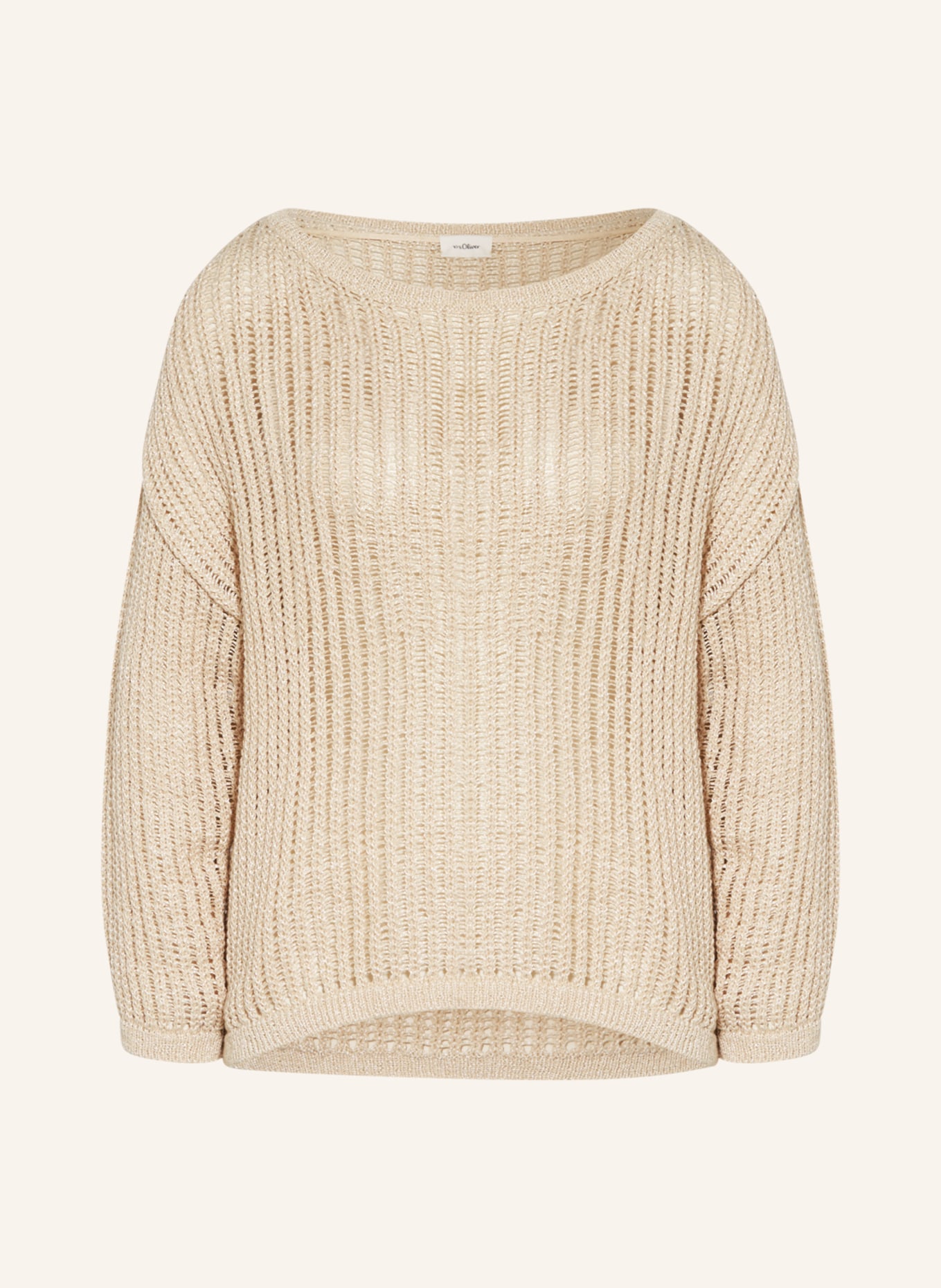 s.Oliver BLACK LABEL Sweater, Color: BEIGE (Image 1)