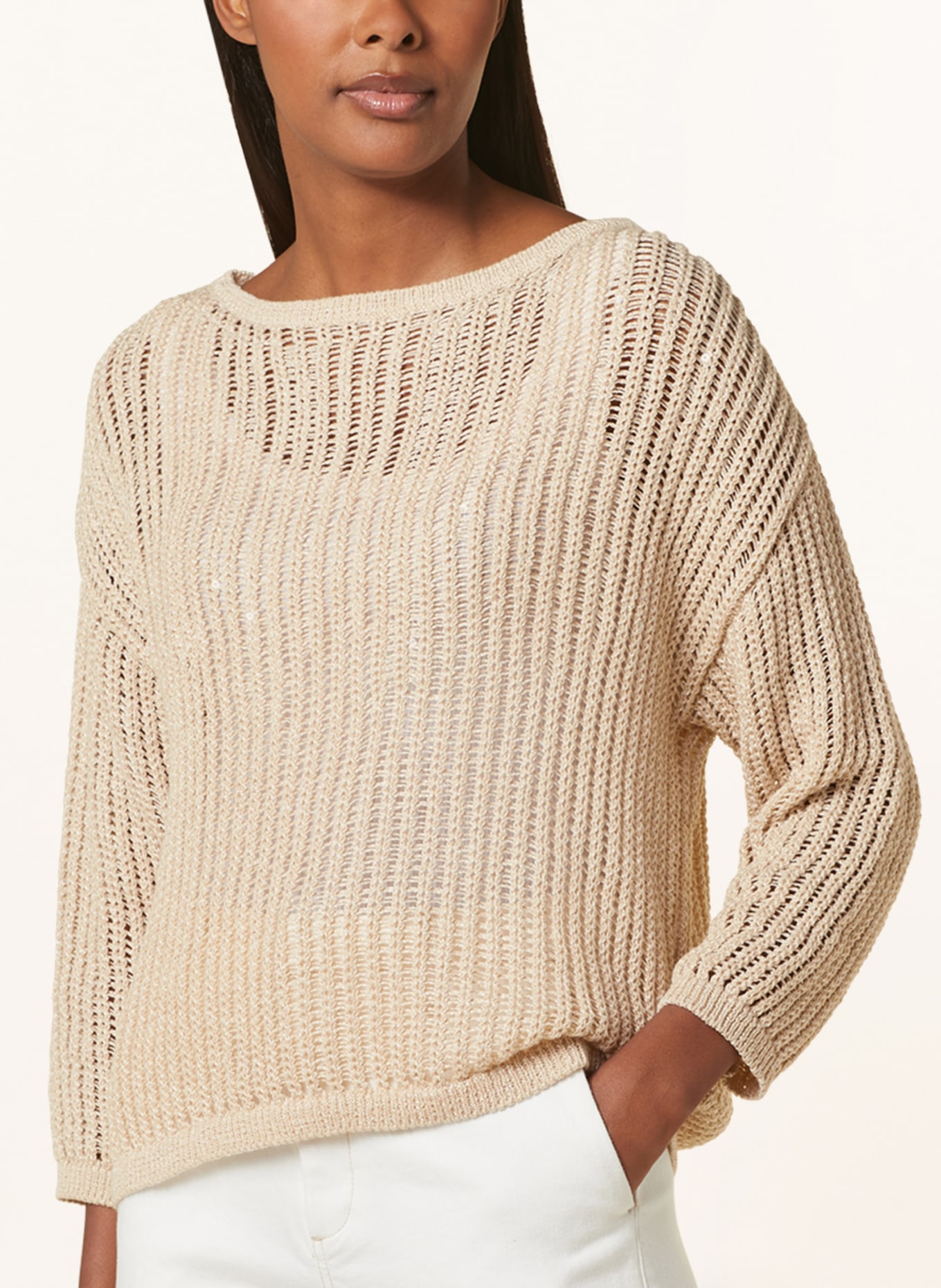 s.Oliver BLACK LABEL Sweater, Color: BEIGE (Image 4)