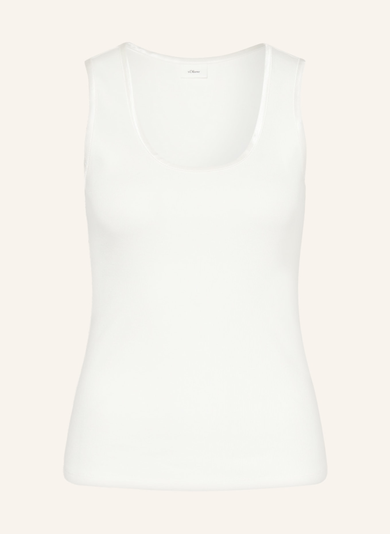 s.Oliver BLACK LABEL Top, Color: WHITE (Image 1)
