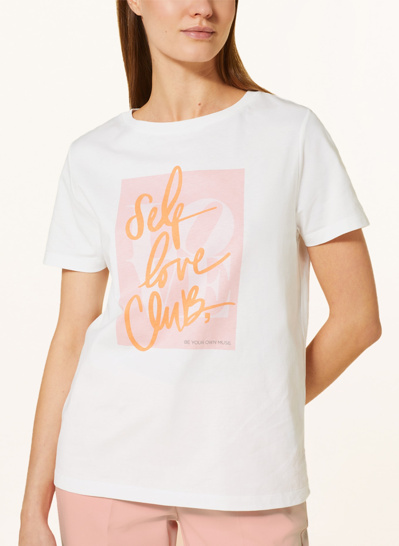 comma T-shirt, Color: WHITE (Image 4)