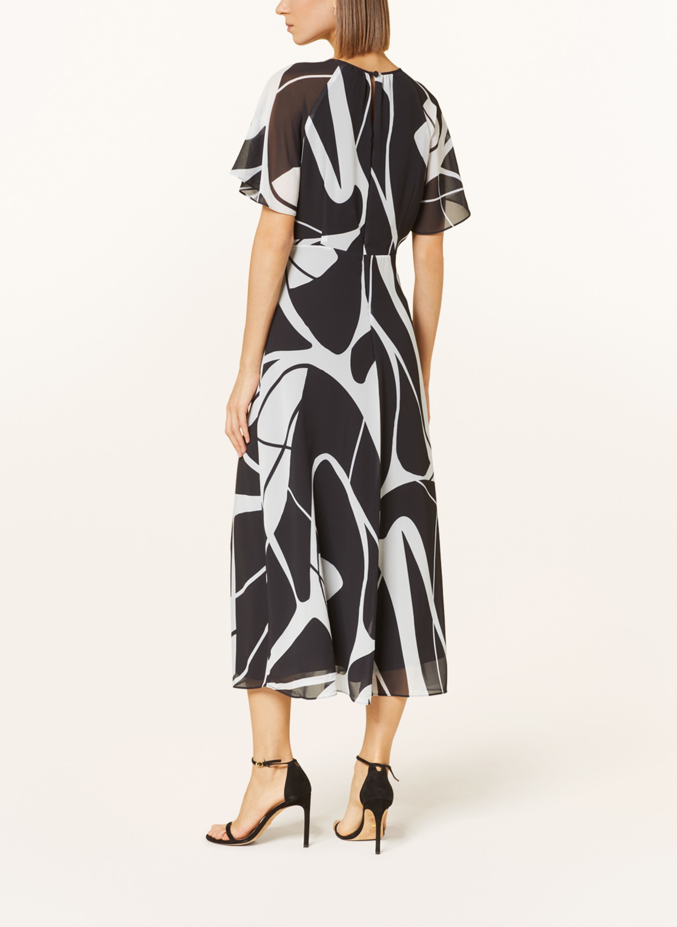 comma Dress, Color: BLACK/ WHITE (Image 3)