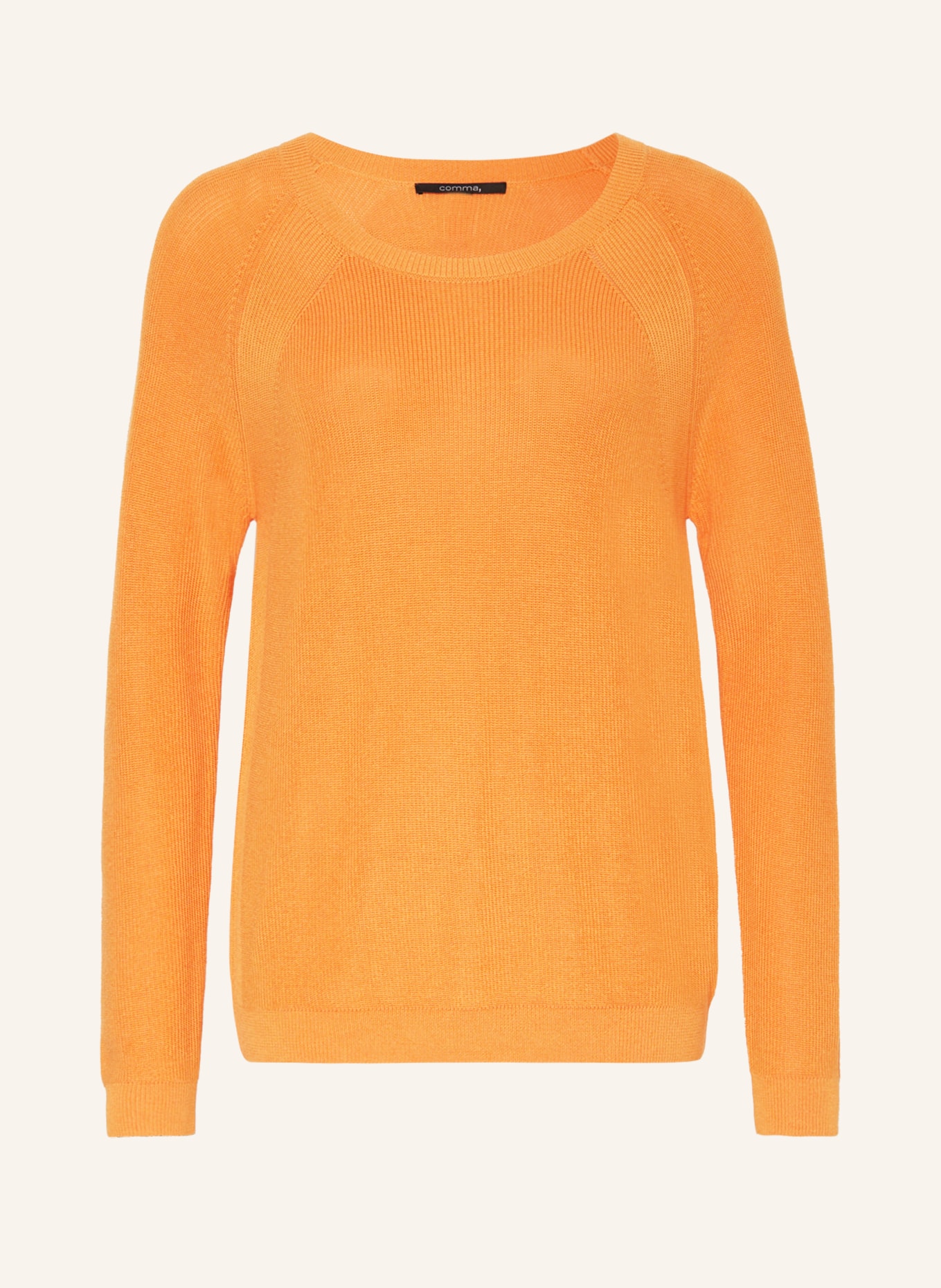 comma Sweater, Color: ORANGE (Image 1)
