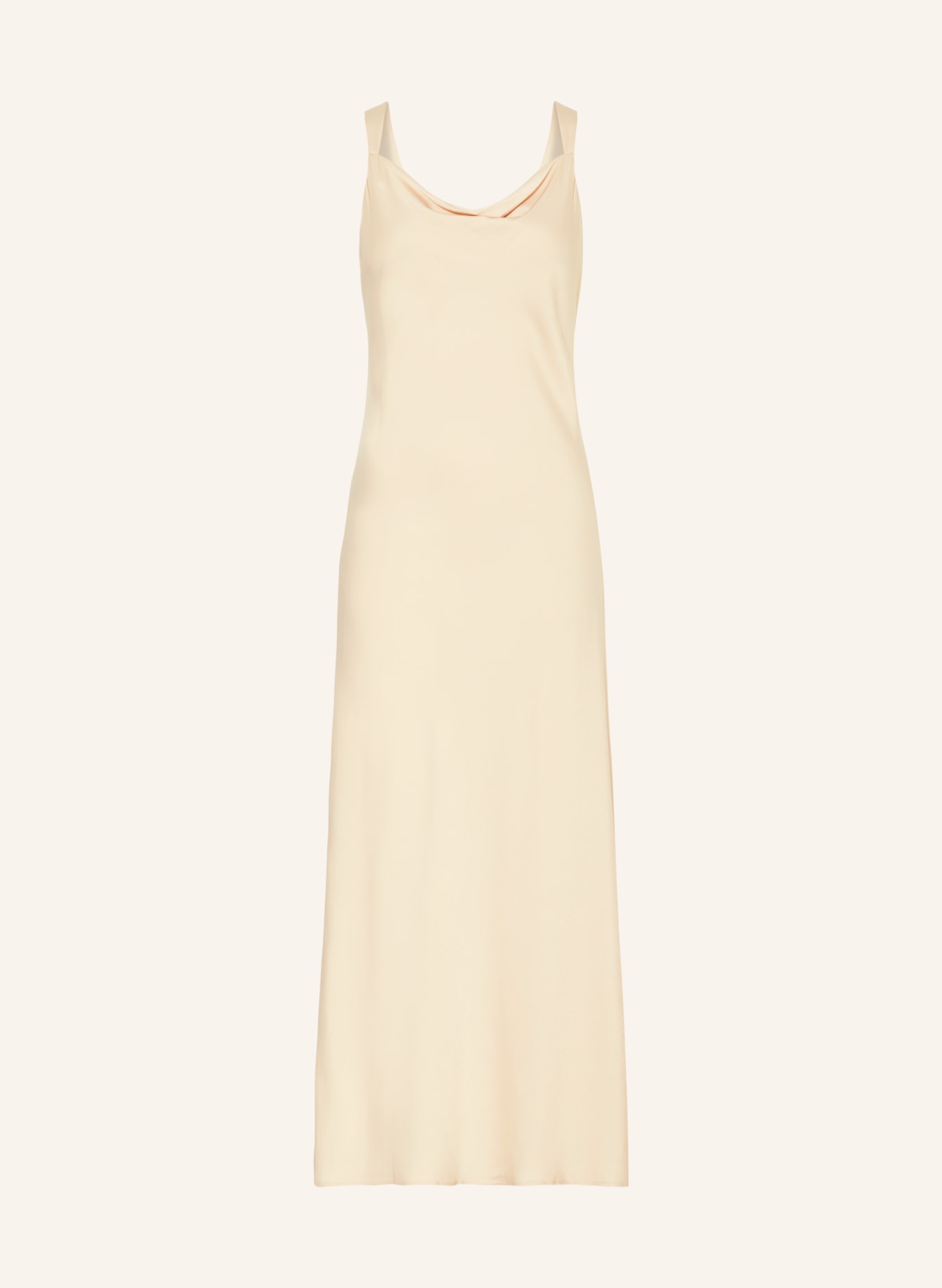 comma Satin dress, Color: LIGHT BROWN (Image 1)