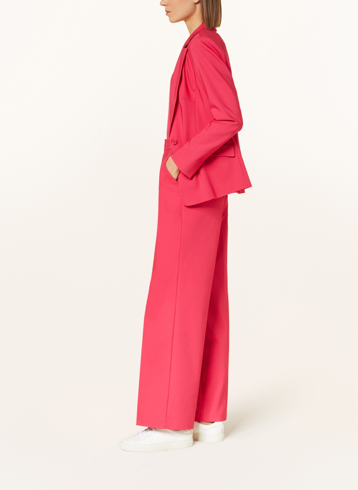 comma Wide leg trousers, Color: PINK (Image 4)