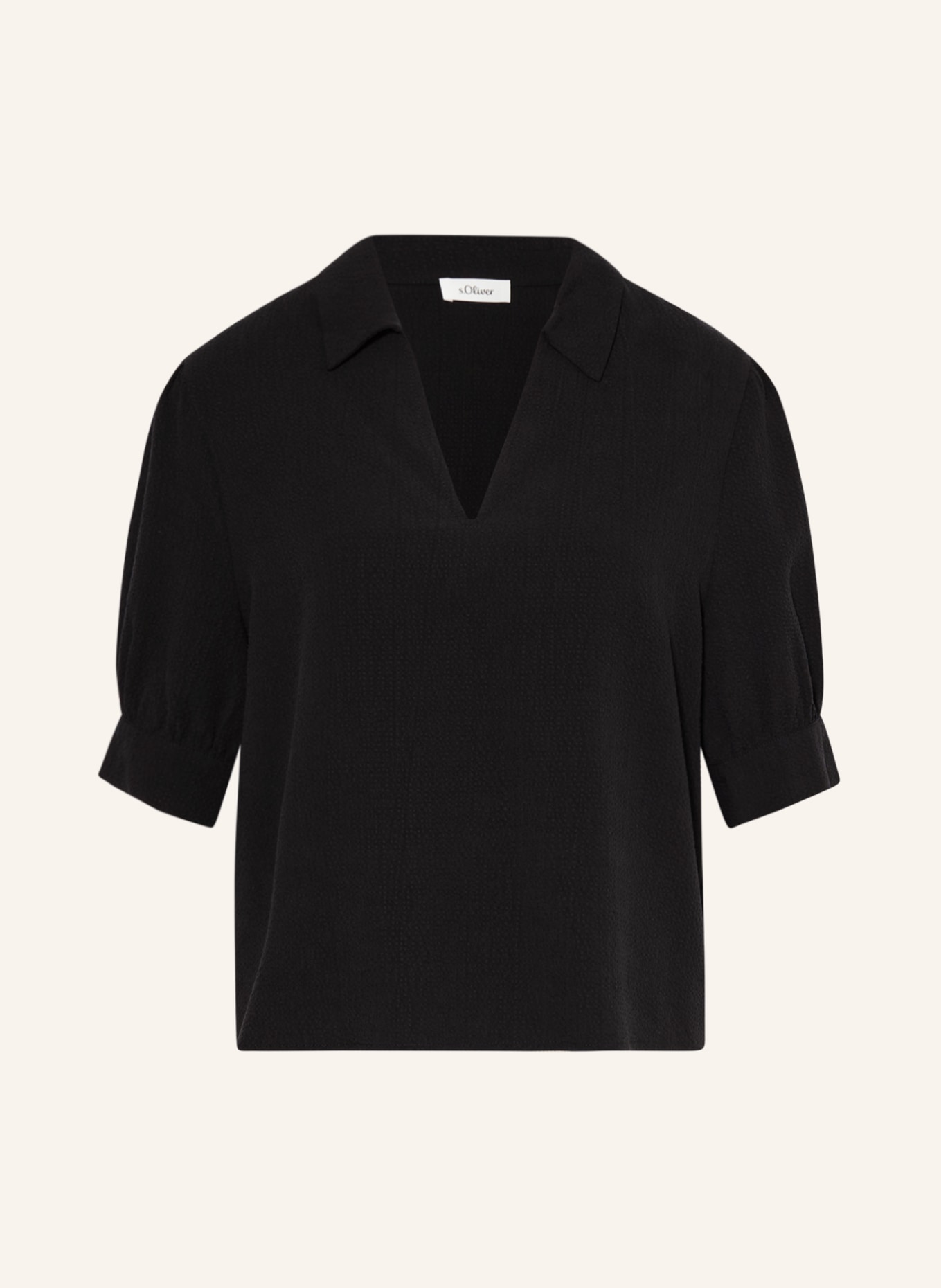 s.Oliver BLACK LABEL Shirt blouse, Color: BLACK (Image 1)