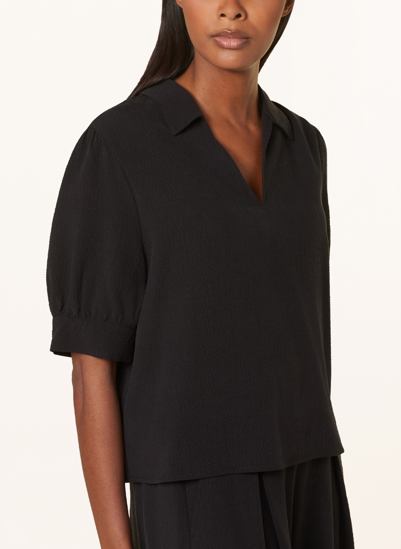 s.Oliver BLACK LABEL Shirt blouse, Color: BLACK (Image 4)