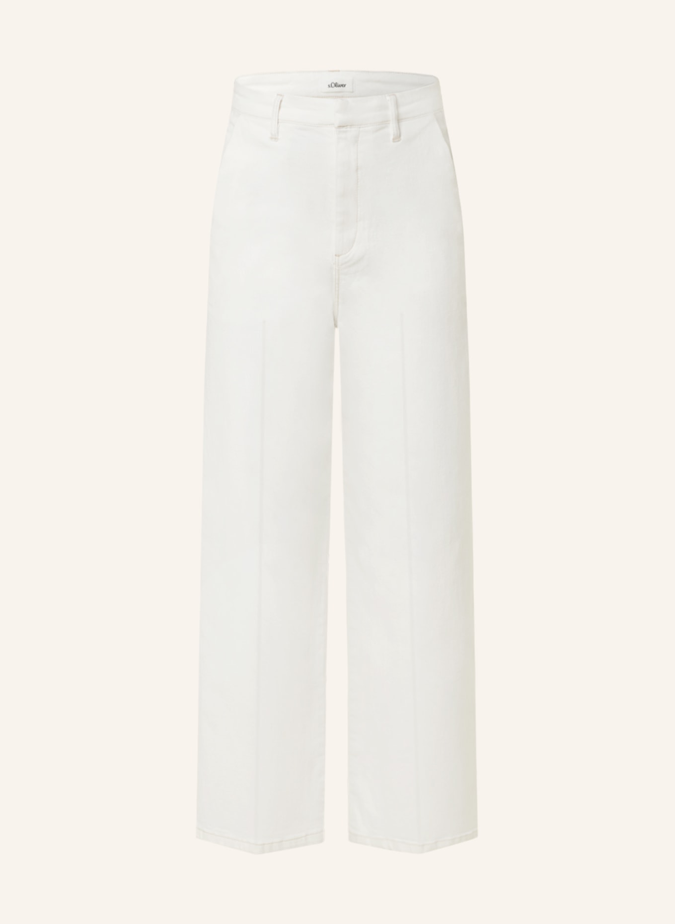 s.Oliver BLACK LABEL 7/8 jeans, Color: WHITE (Image 1)