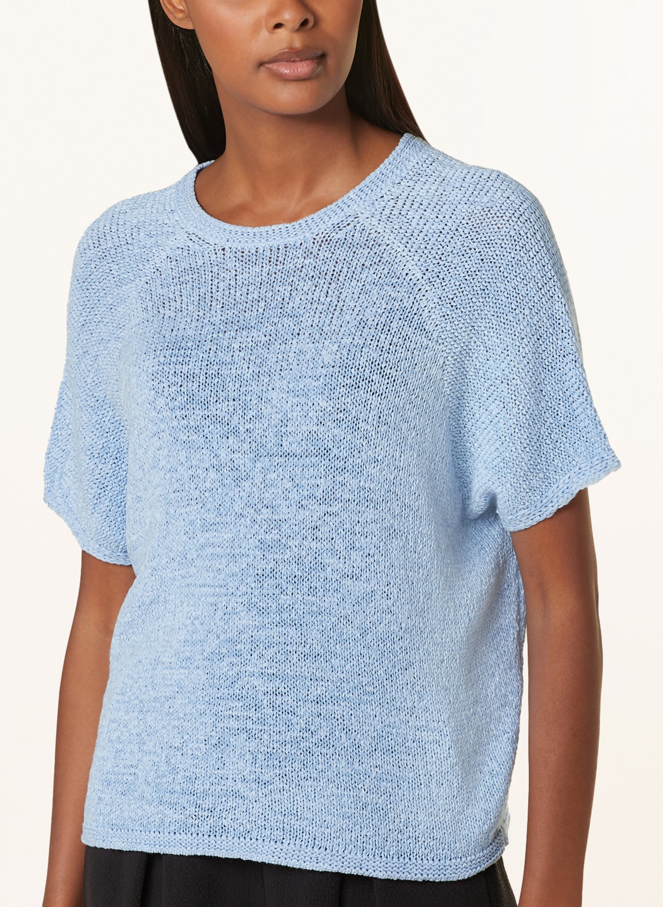 s.Oliver BLACK LABEL Knit shirt, Color: LIGHT BLUE (Image 4)