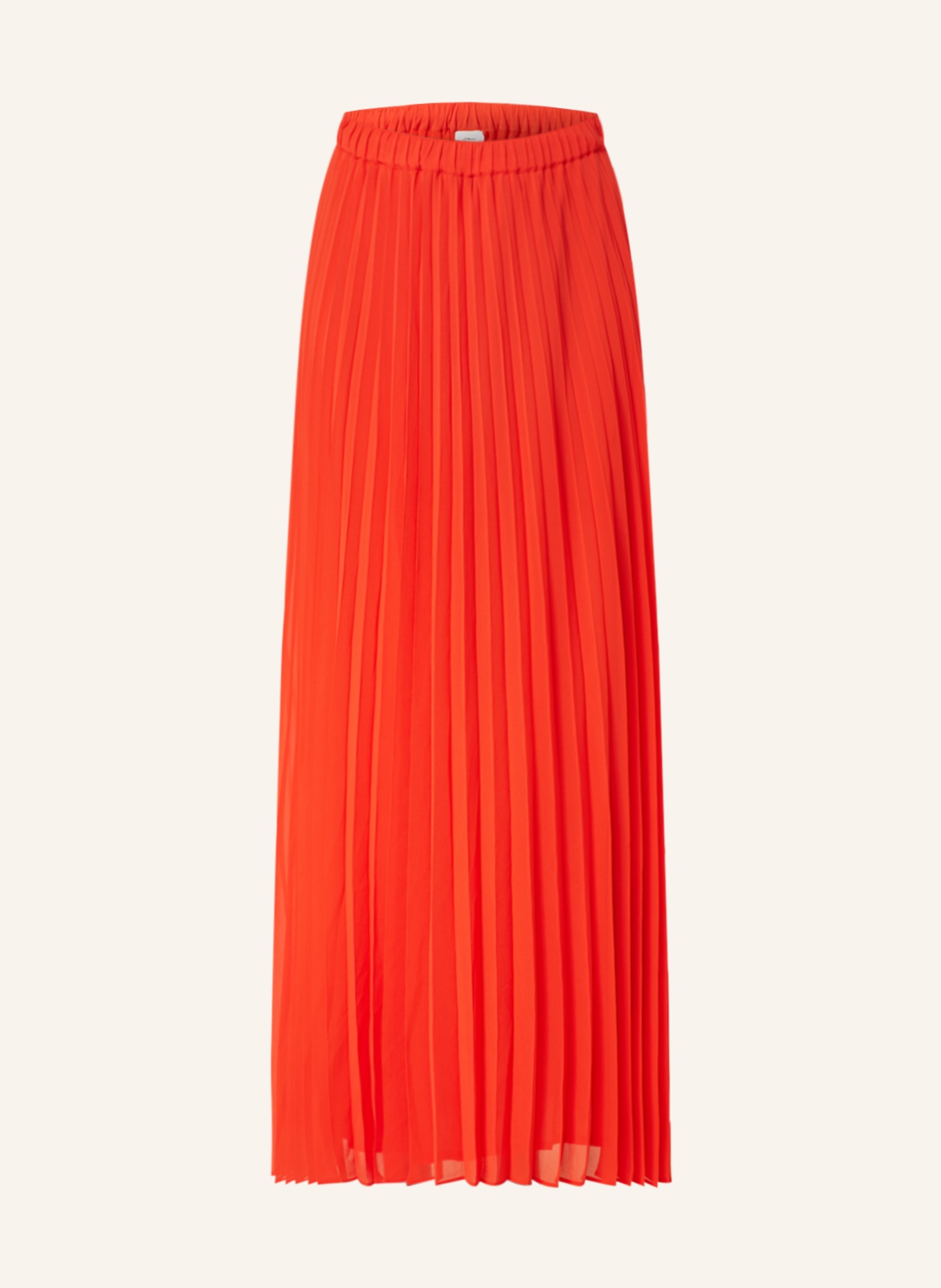 s.Oliver BLACK LABEL Pleated skirt, Color: ORANGE (Image 1)