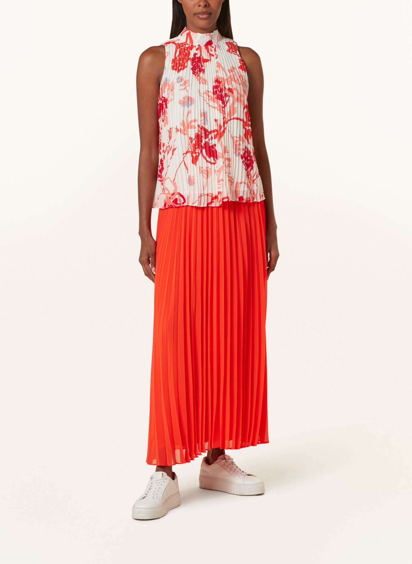 s.Oliver BLACK LABEL Pleated skirt, Color: ORANGE (Image 2)