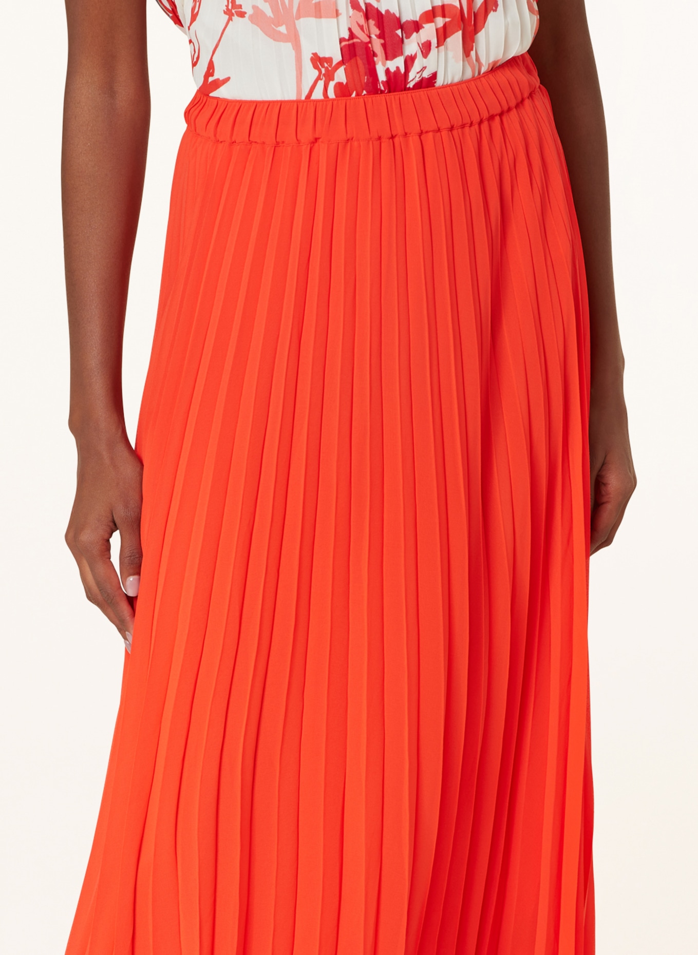 s.Oliver BLACK LABEL Pleated skirt, Color: ORANGE (Image 4)