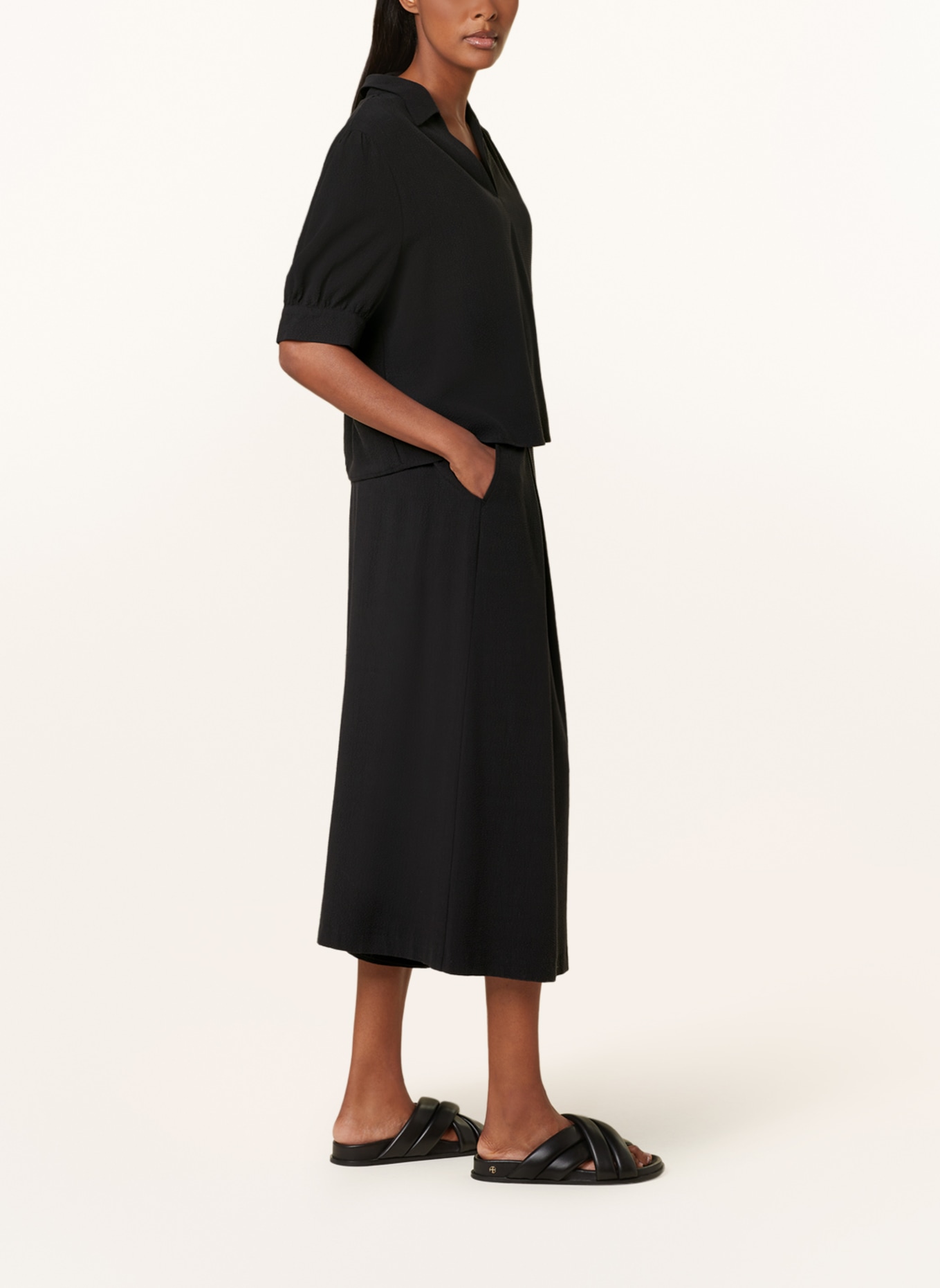 s.Oliver BLACK LABEL Culottes, Color: BLACK (Image 4)