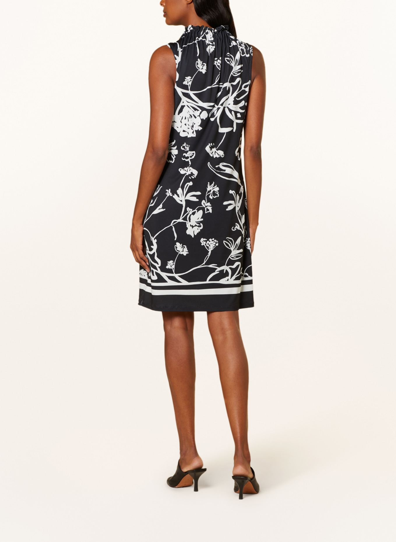 s.Oliver BLACK LABEL Jersey dress, Color: BLACK/ WHITE (Image 3)