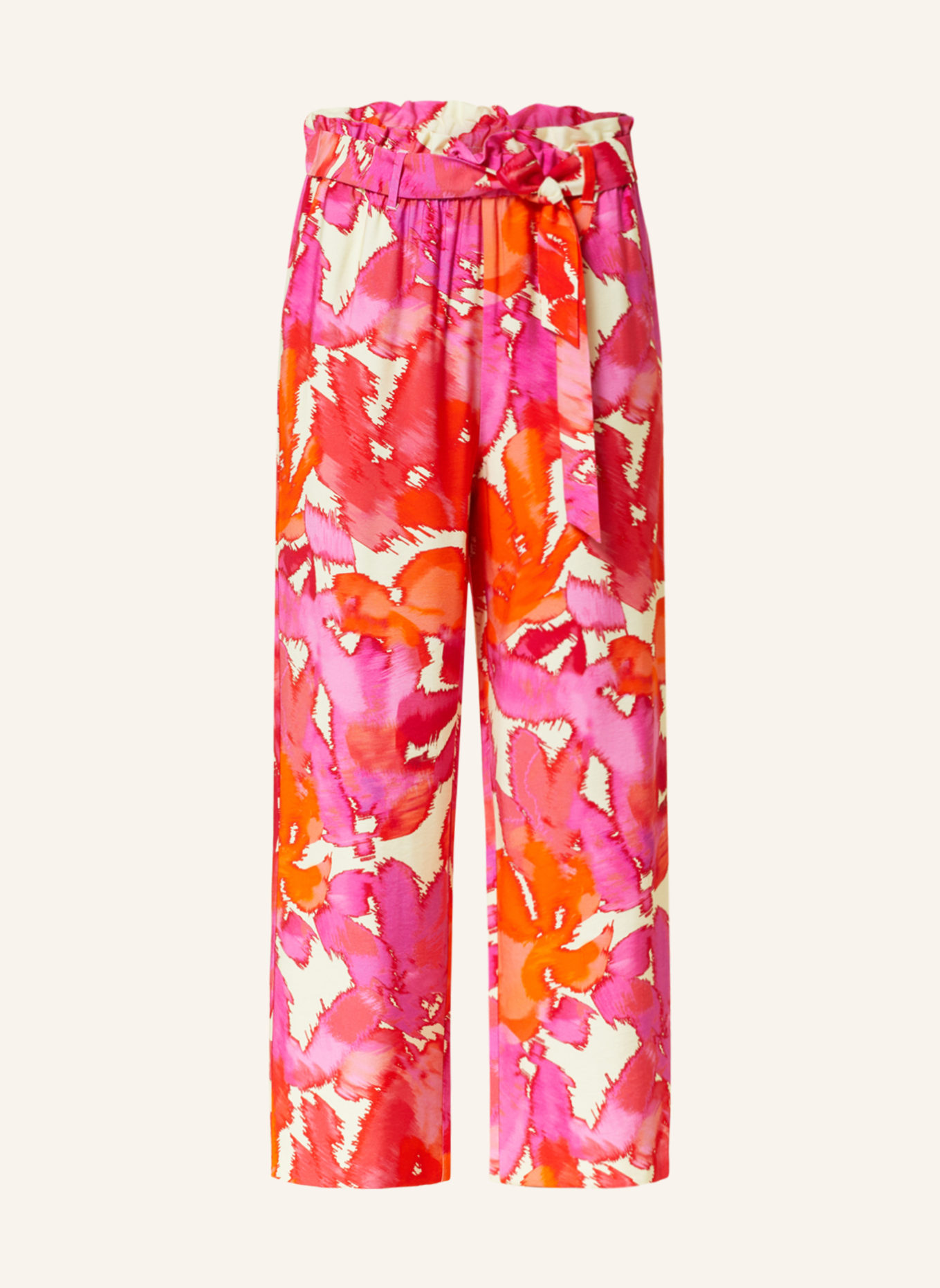 comma 7/8 pants, Color: PINK/ ORANGE (Image 1)