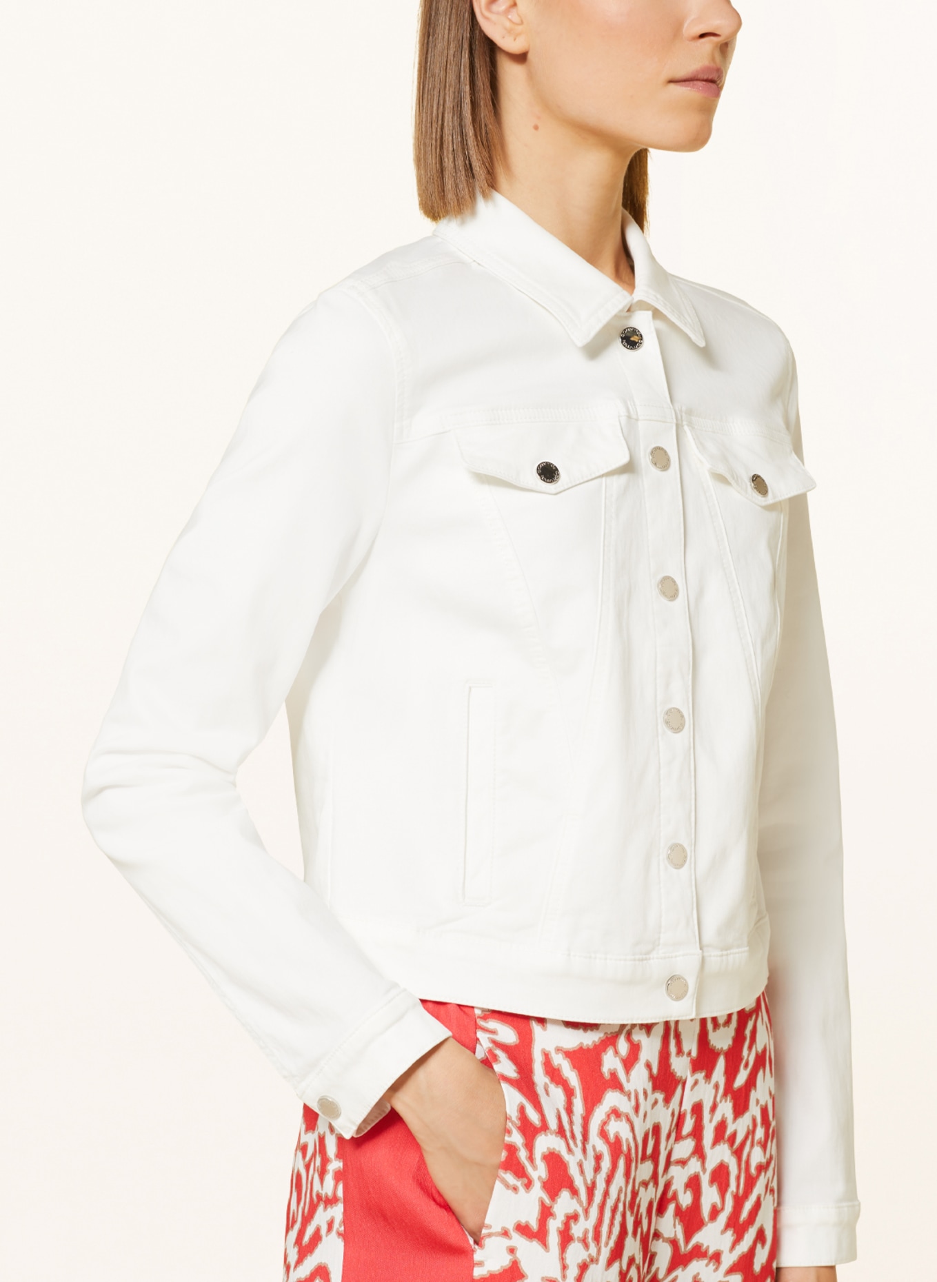 comma Denim jacket, Color: WHITE (Image 4)