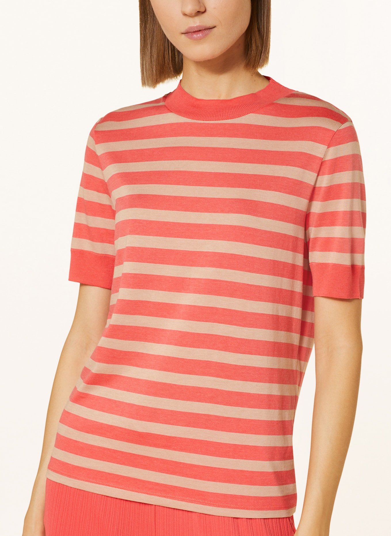 comma T-shirt, Color: LIGHT BROWN/ SALMON (Image 4)