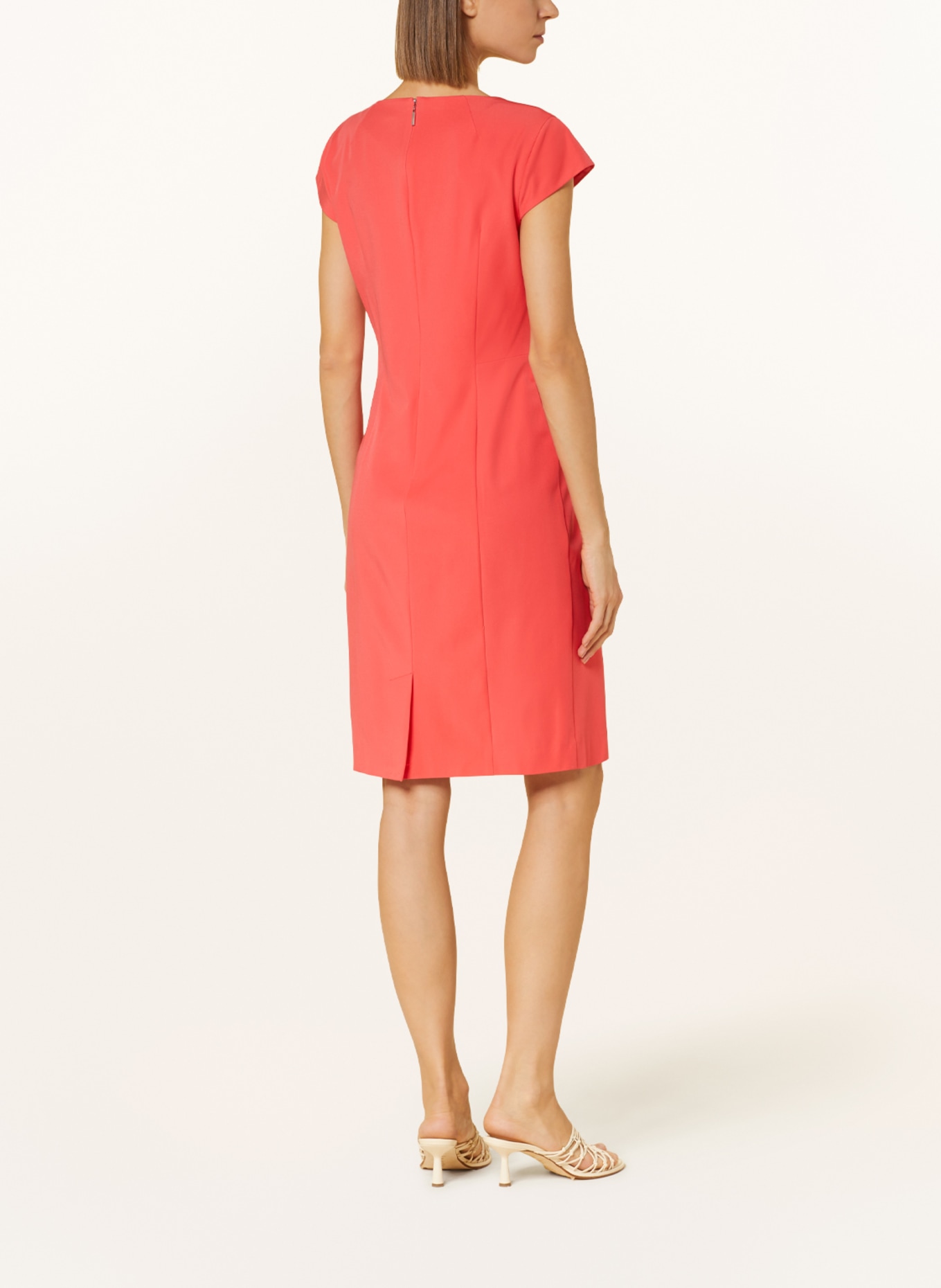 comma Sheath dress, Color: SALMON (Image 3)