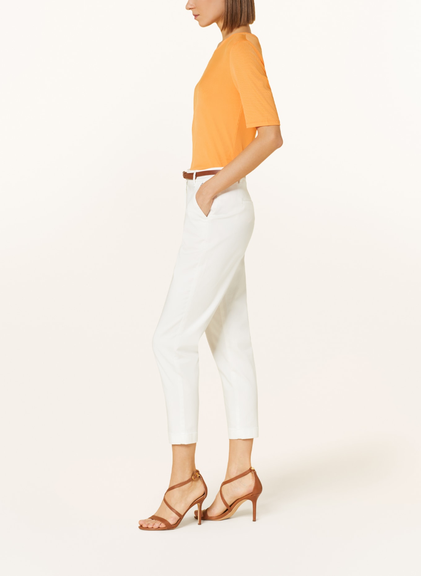 comma Chinos, Color: WHITE (Image 4)